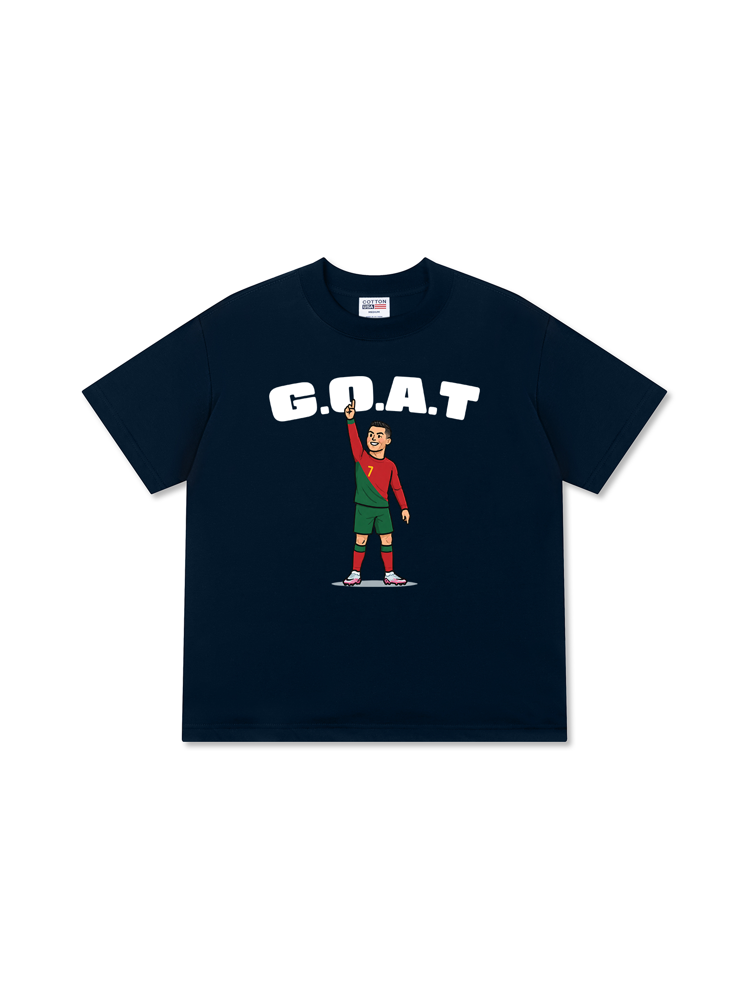 Áo Thun Relaxed Fit Soccer 7 G.O.A.T