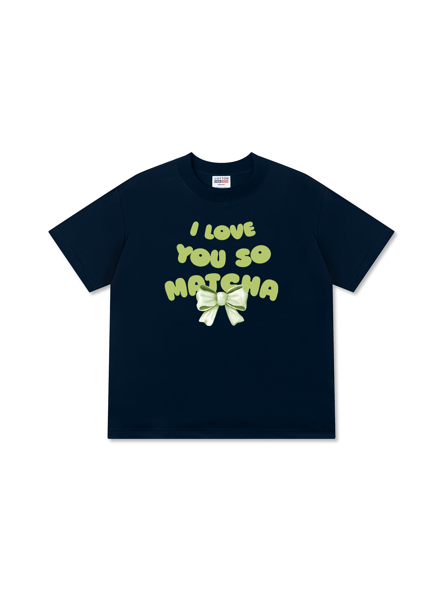 Áo Thun Relaxed Fit Daily Cup I Love You So Matcha