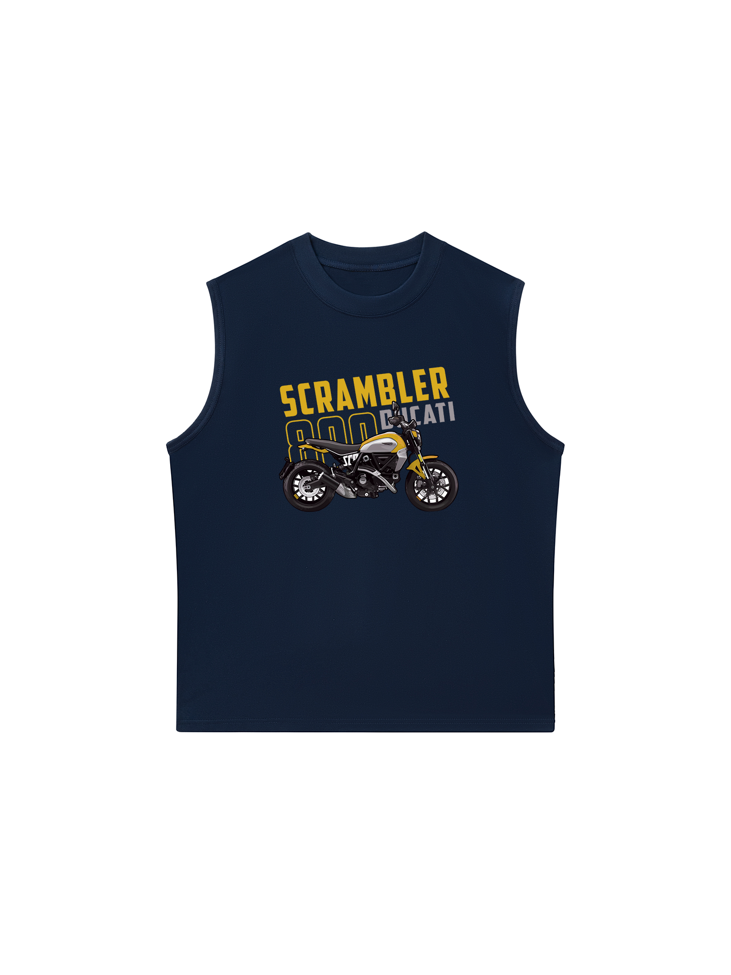 Áo Ba Lỗ Relaxed Fit Scrambler 800 Ducati Yellow