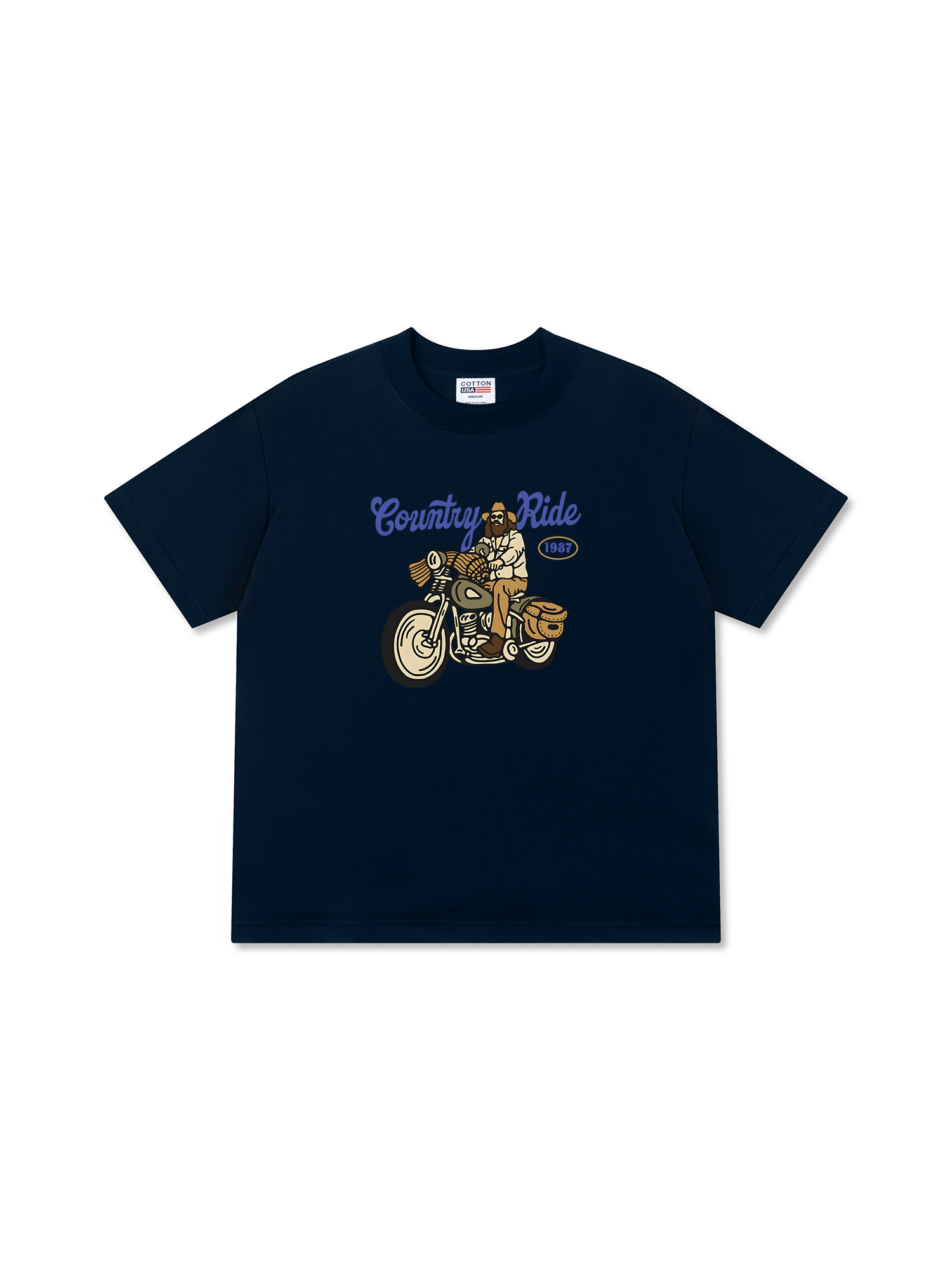 Áo Thun Relaxed Fit Motorbike Country Ride