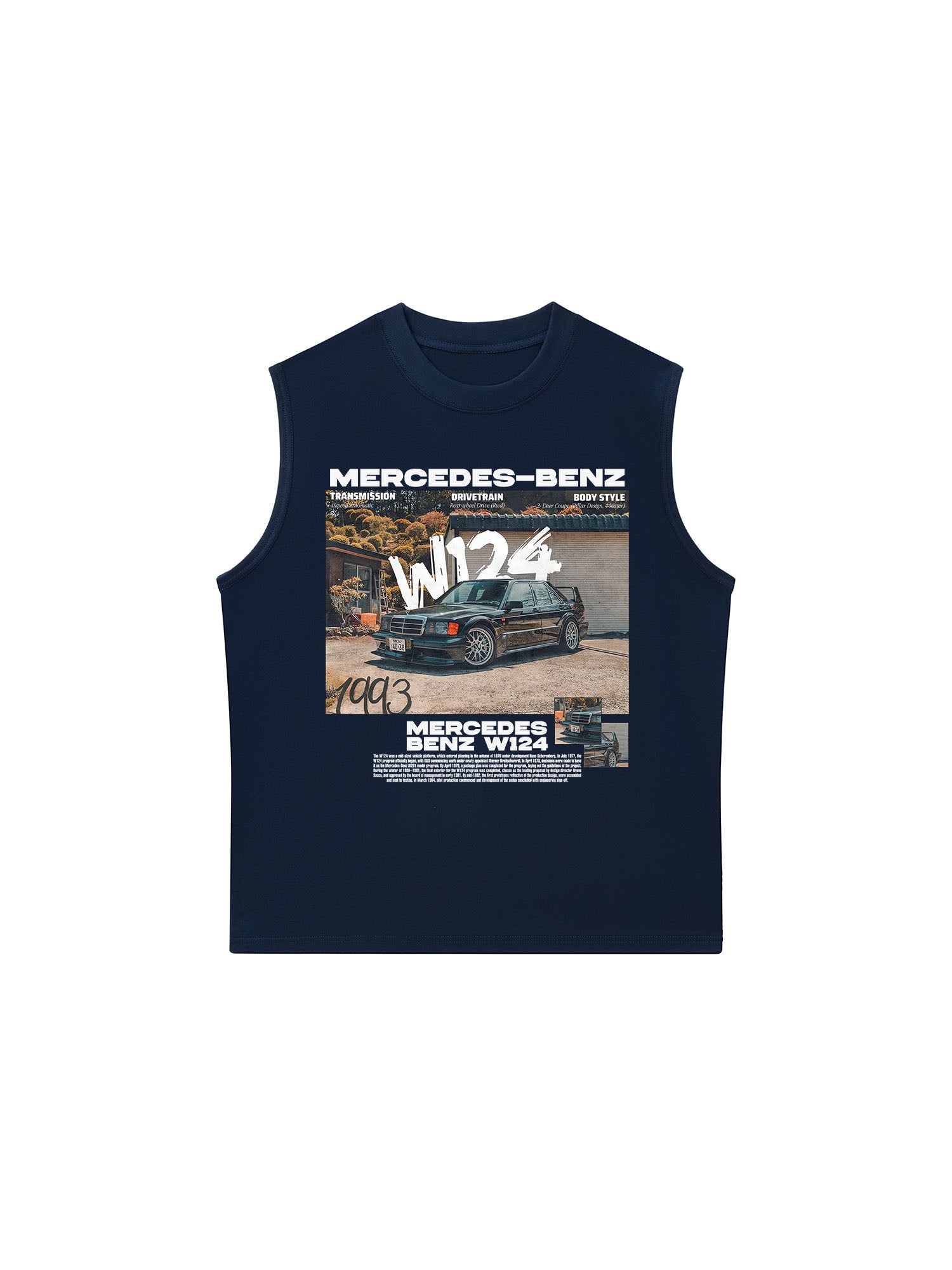 Áo Ba Lỗ Relaxed Fit Mercedes W124 1993