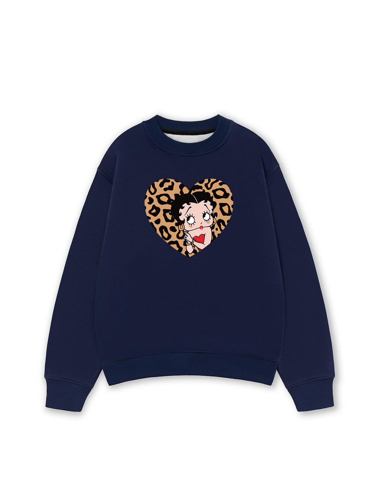 Áo Sweater Nỉ Hai Da Urban Leopard Betty Cheetah Heart