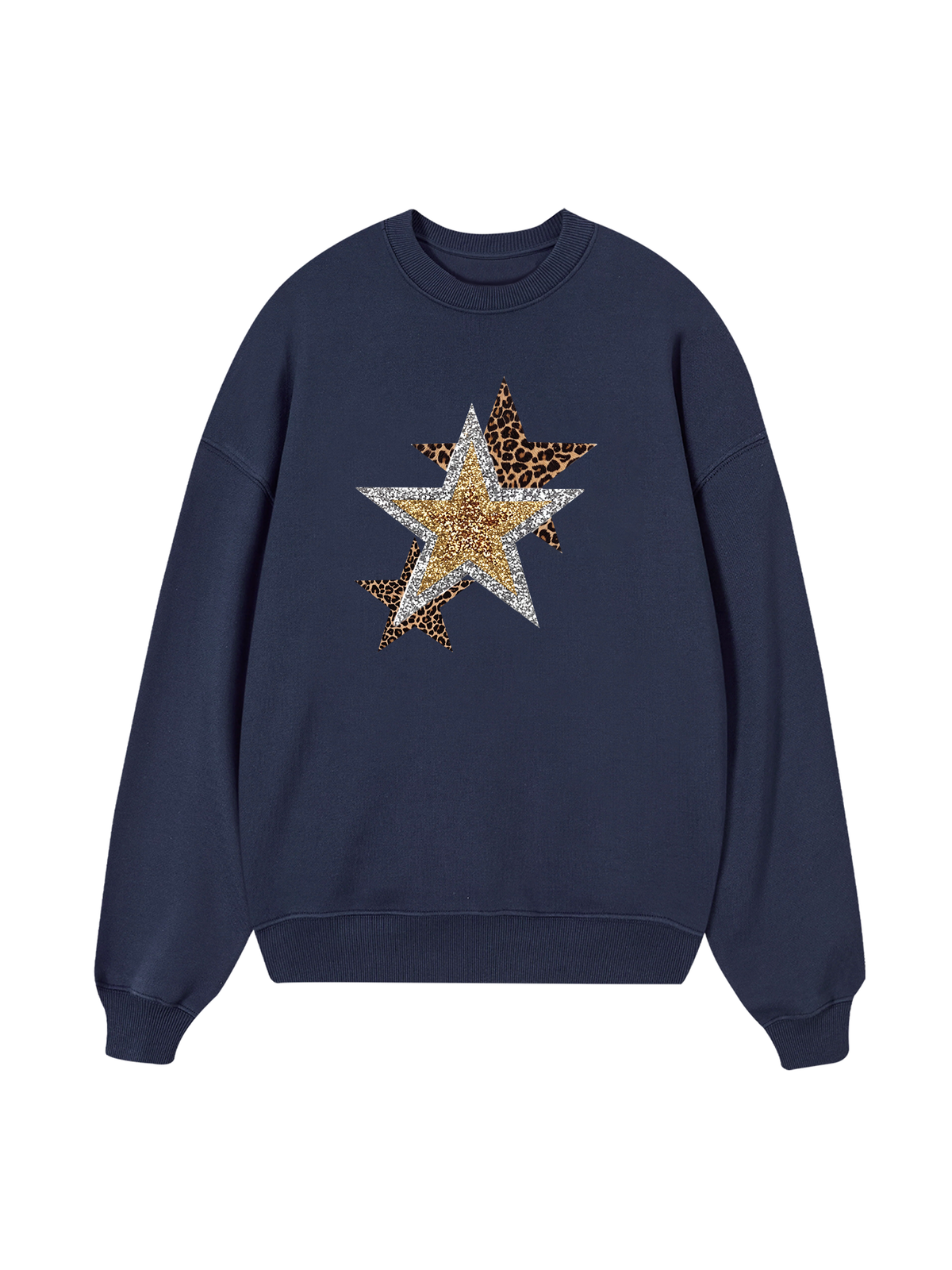 Sweater Urban Leopard Metallic Savage Stars