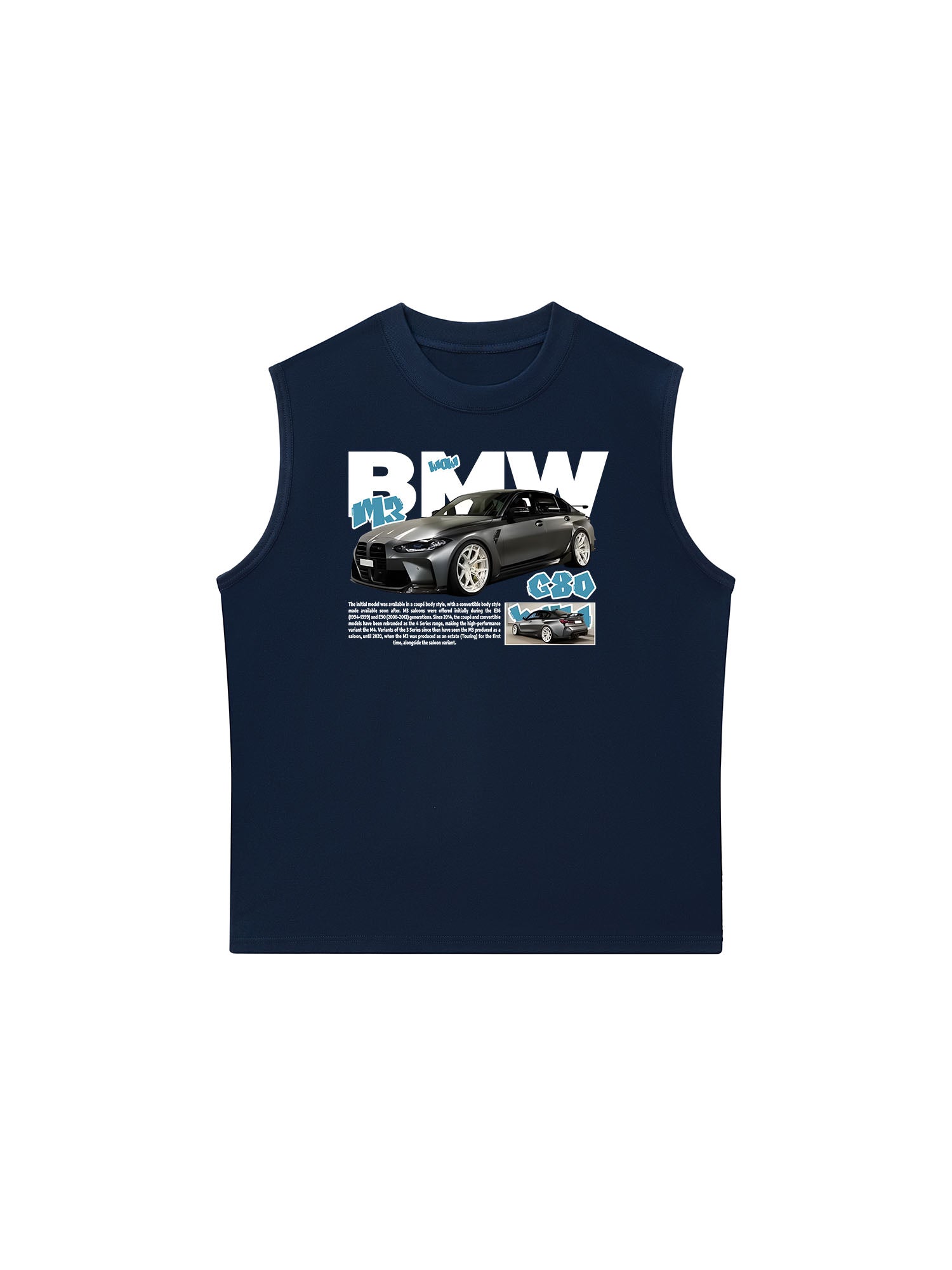 Áo Ba Lỗ Relaxed Fit BMW M3 G80 Gravity