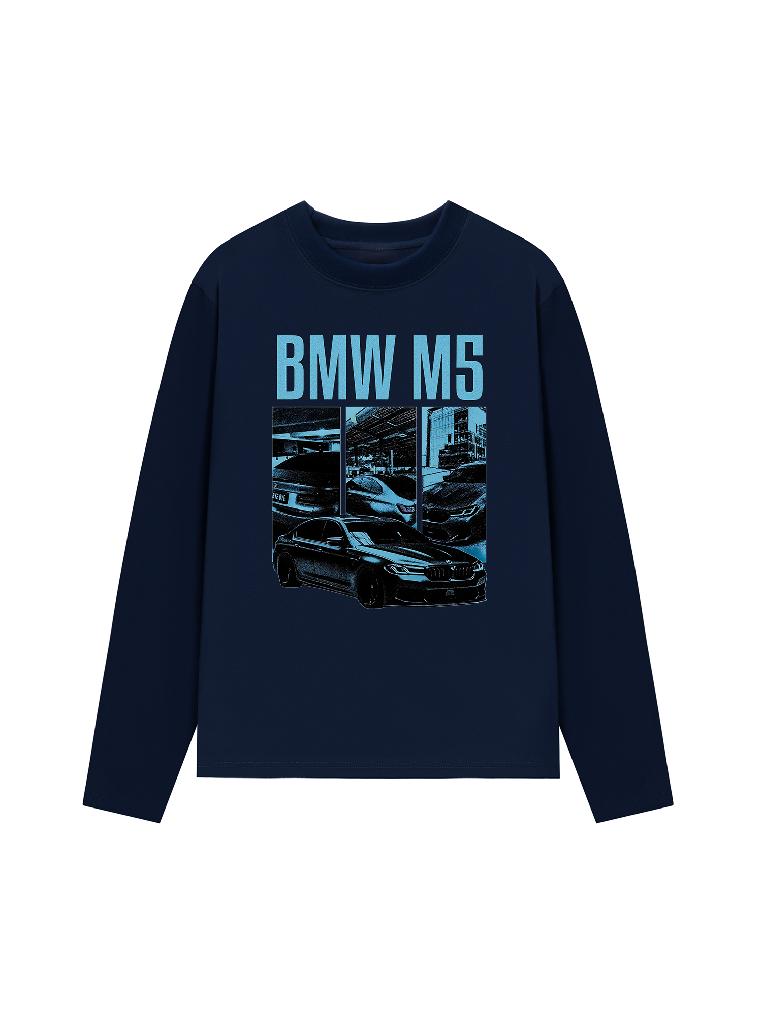 Áo Thun Dài Tay BMW M5 Dark Blue