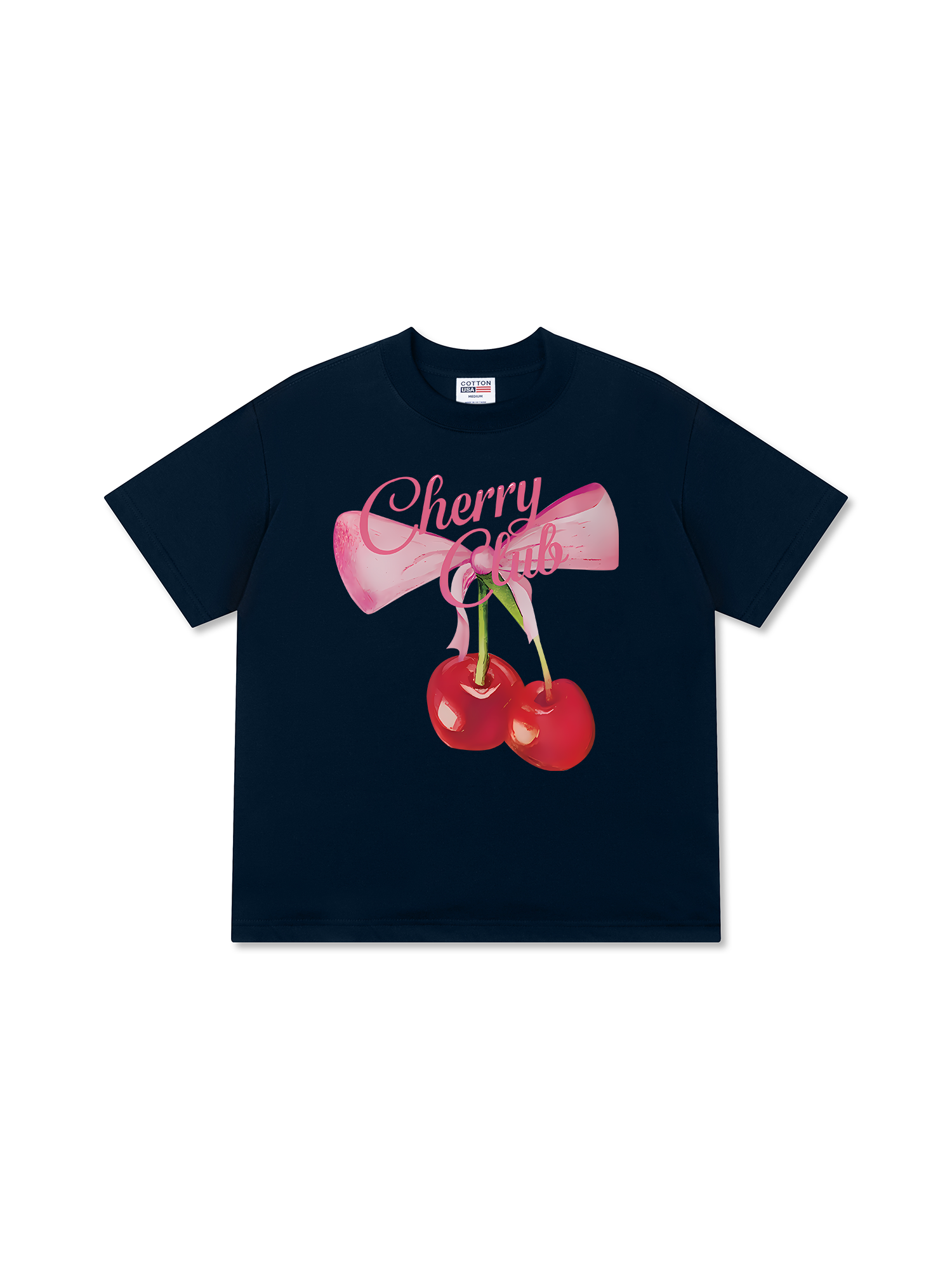 Áo Thun Relaxed Fit Cherry Club Coquette