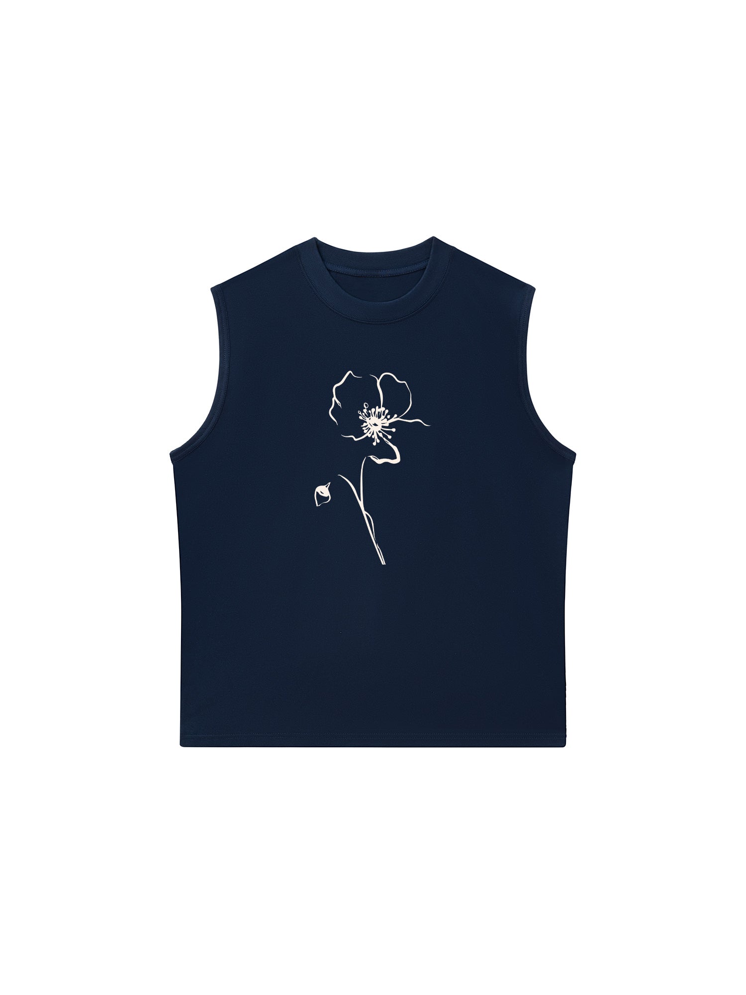 Áo Ba Lỗ Relaxed Fit Poppy Flower