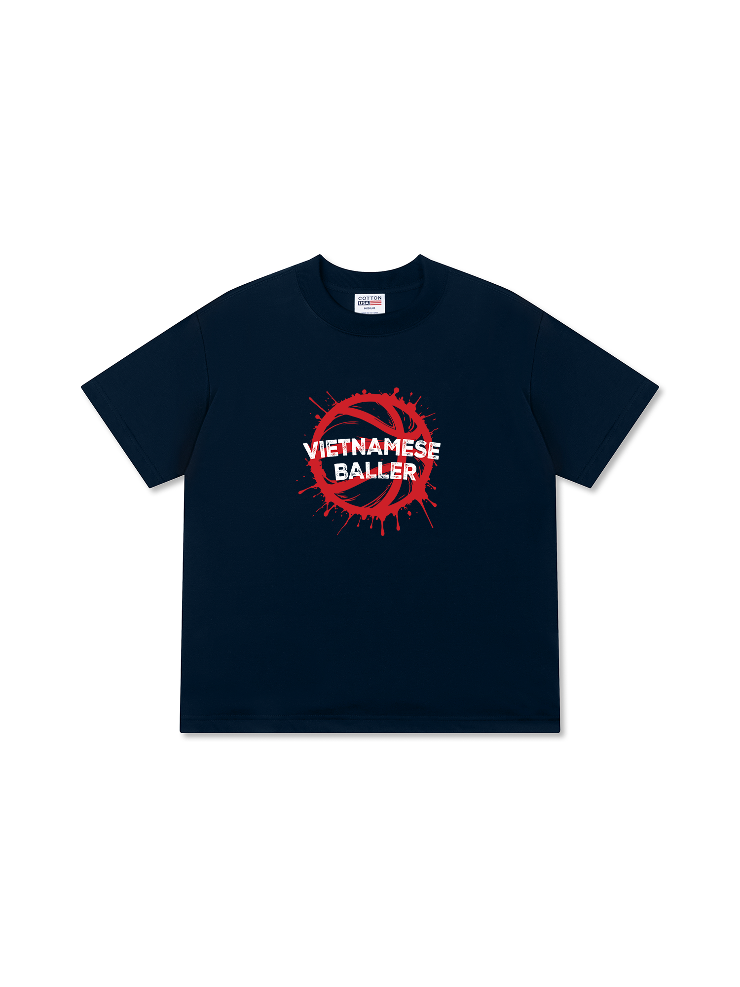 Áo Thun Relaxed Fit Basketball Vietnamese Baller