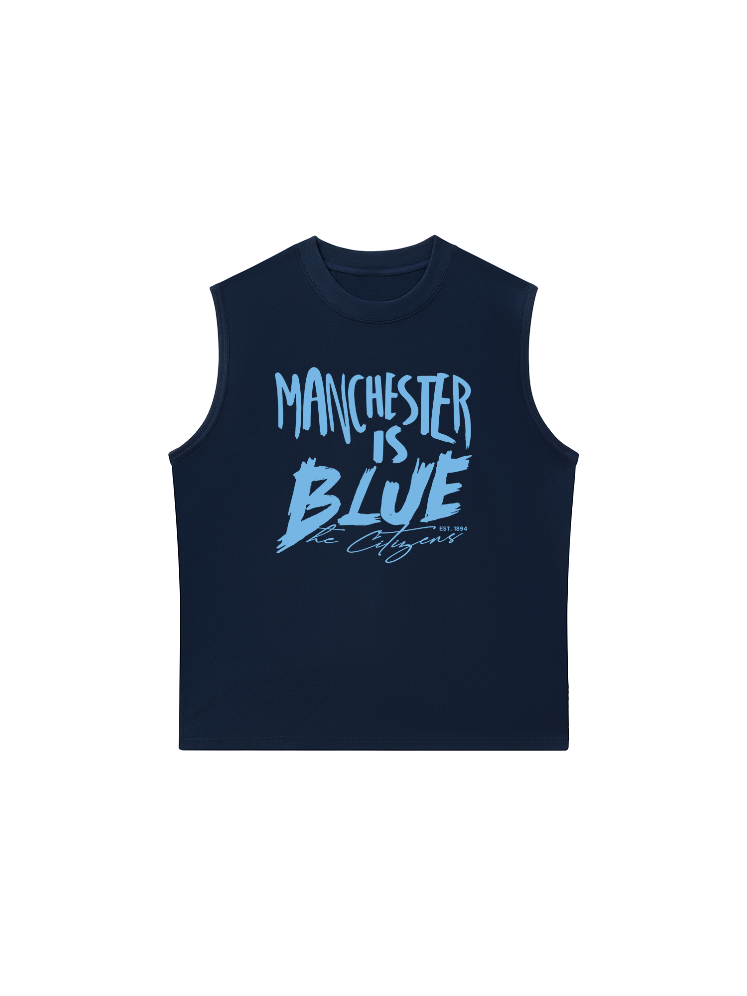 Áo Ba Lỗ Relaxed Fit Manchester is Blue