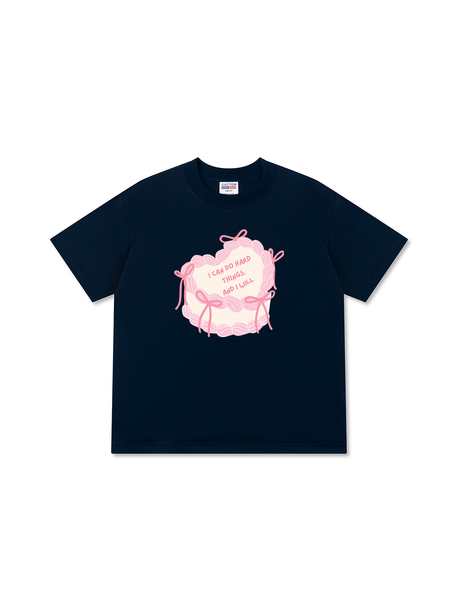 Áo Thun Relaxed Fit I Can Do Hard Thing