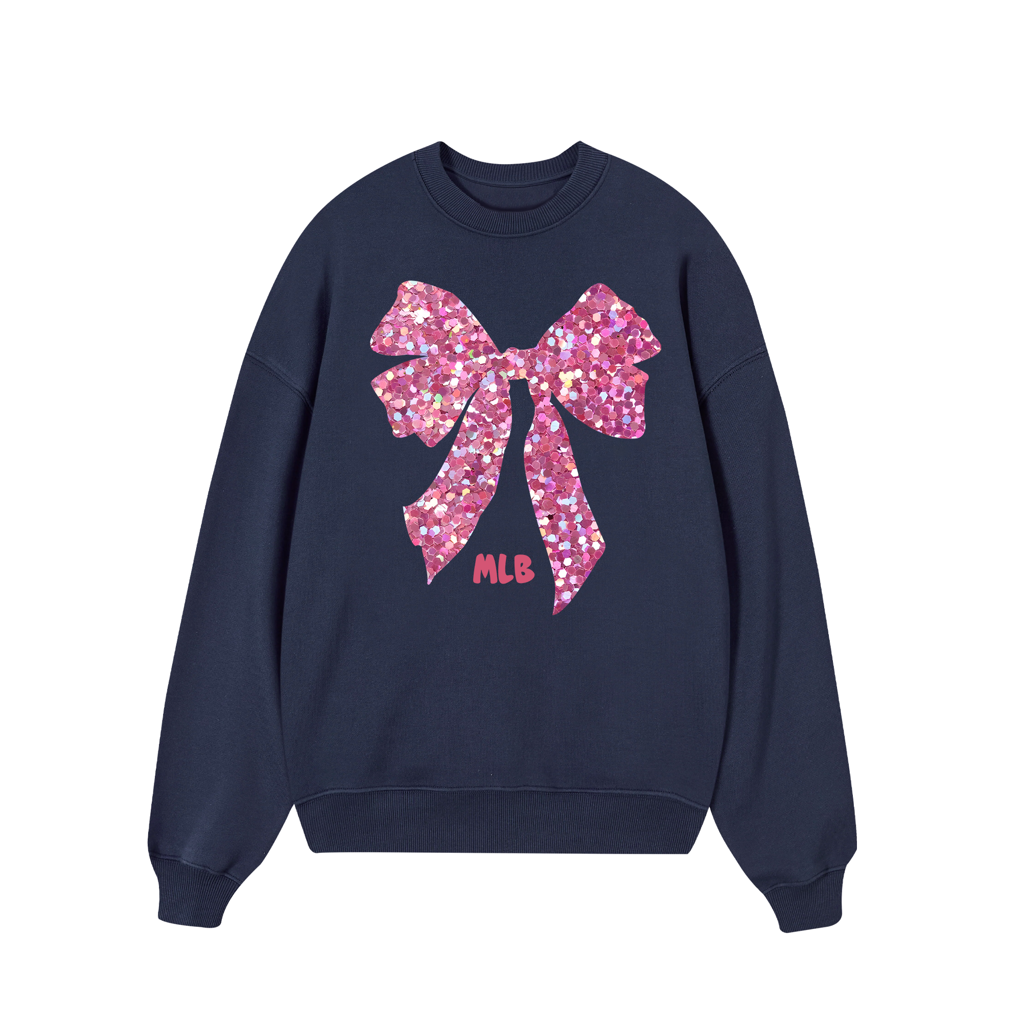 MLB Floral Gliiter Ribbon Sweater