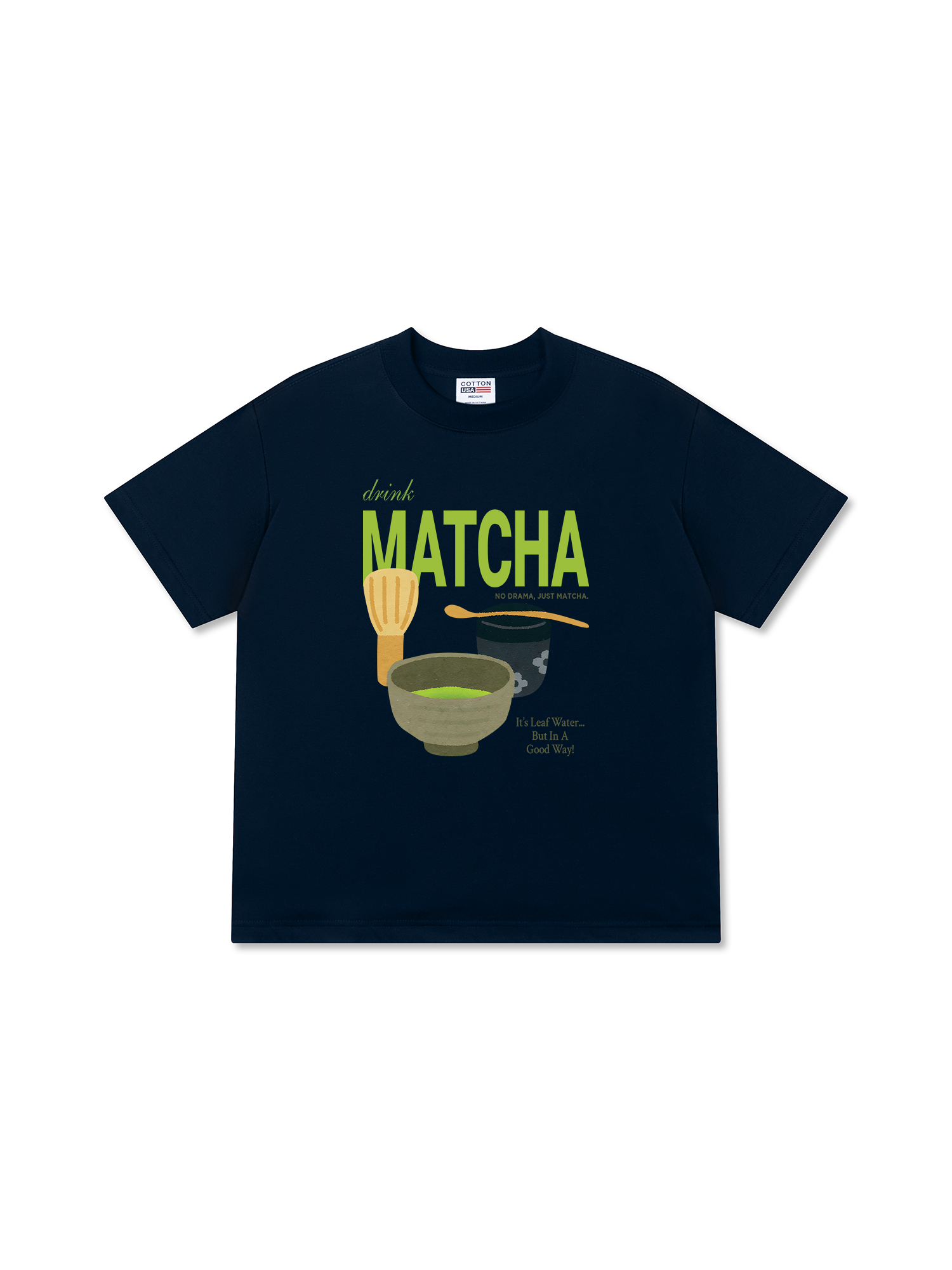 Áo Thun Relaxed Fit Daily Cup Drink Matcha