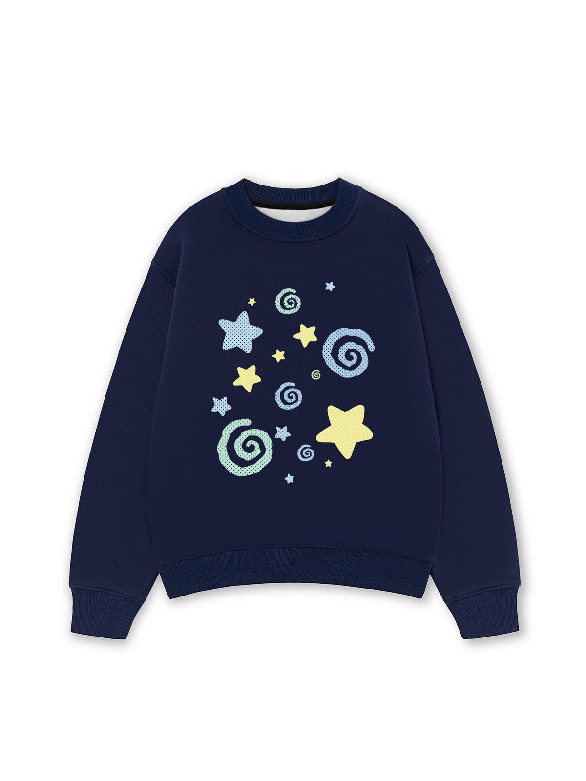 Áo Sweater Nỉ Hai Da Dotty Mood Pastel Dreams