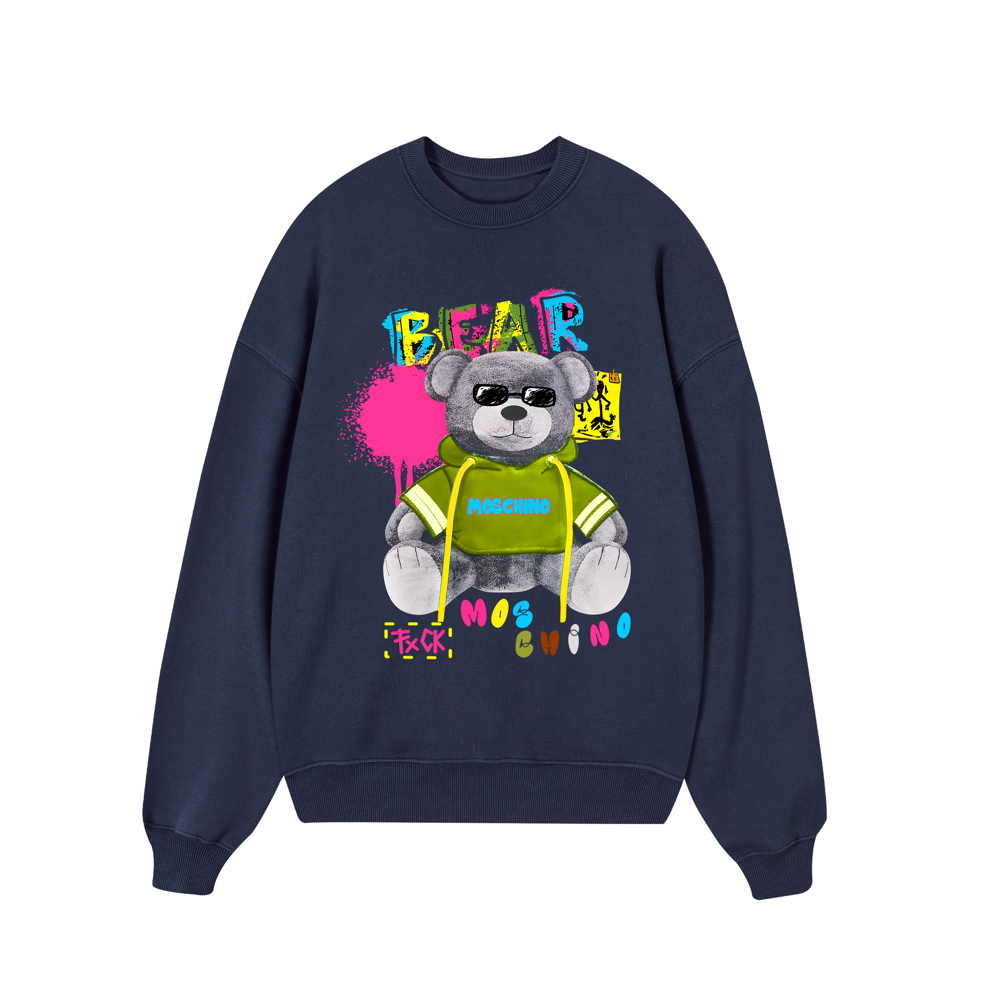 Moschino Colorful Bear Sweater