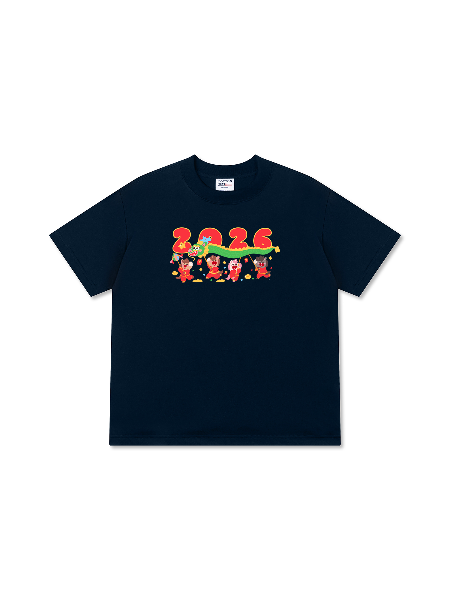 Áo Thun Relaxed Fit Ngũ Phúc Lâm Môn