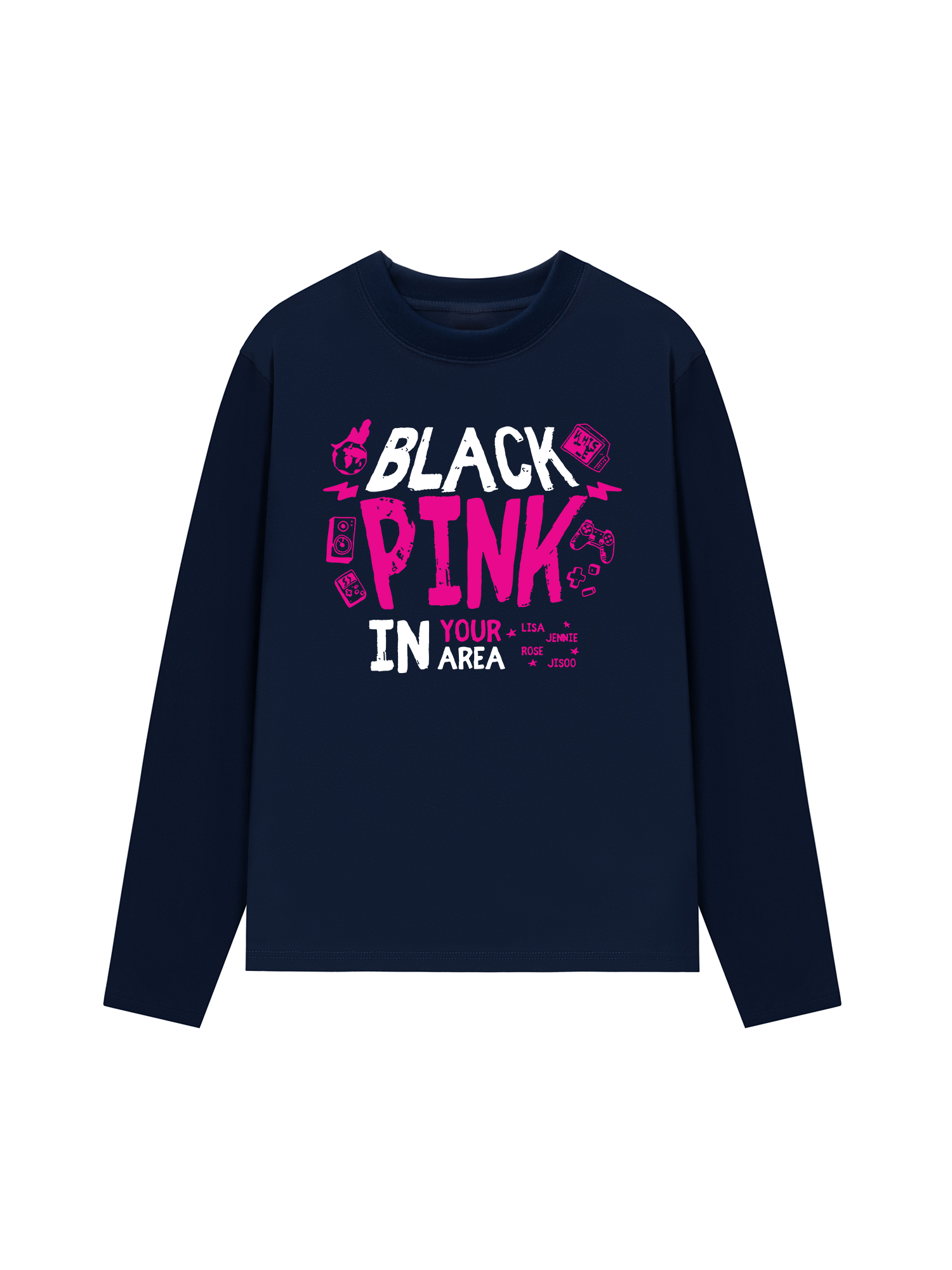 Áo Thun Dài Tay Black Pink In Your Area