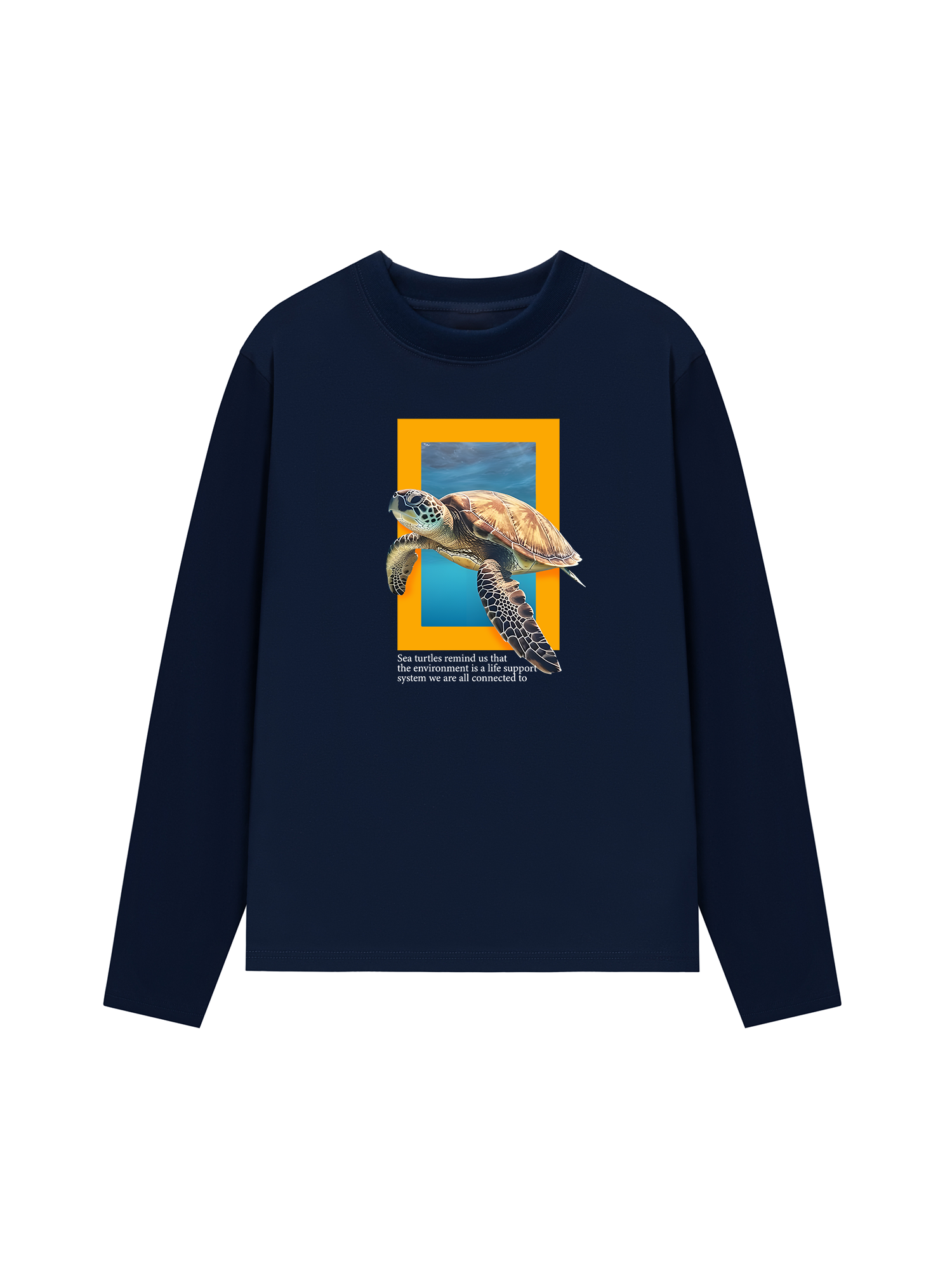 Áo Thun Dài Tay Wild Life Sea Turtles Remind