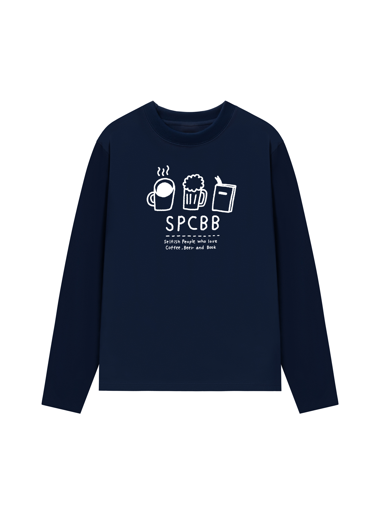 Áo Thun Dài Tay Selfish People Who Love Coffee Beer And Book