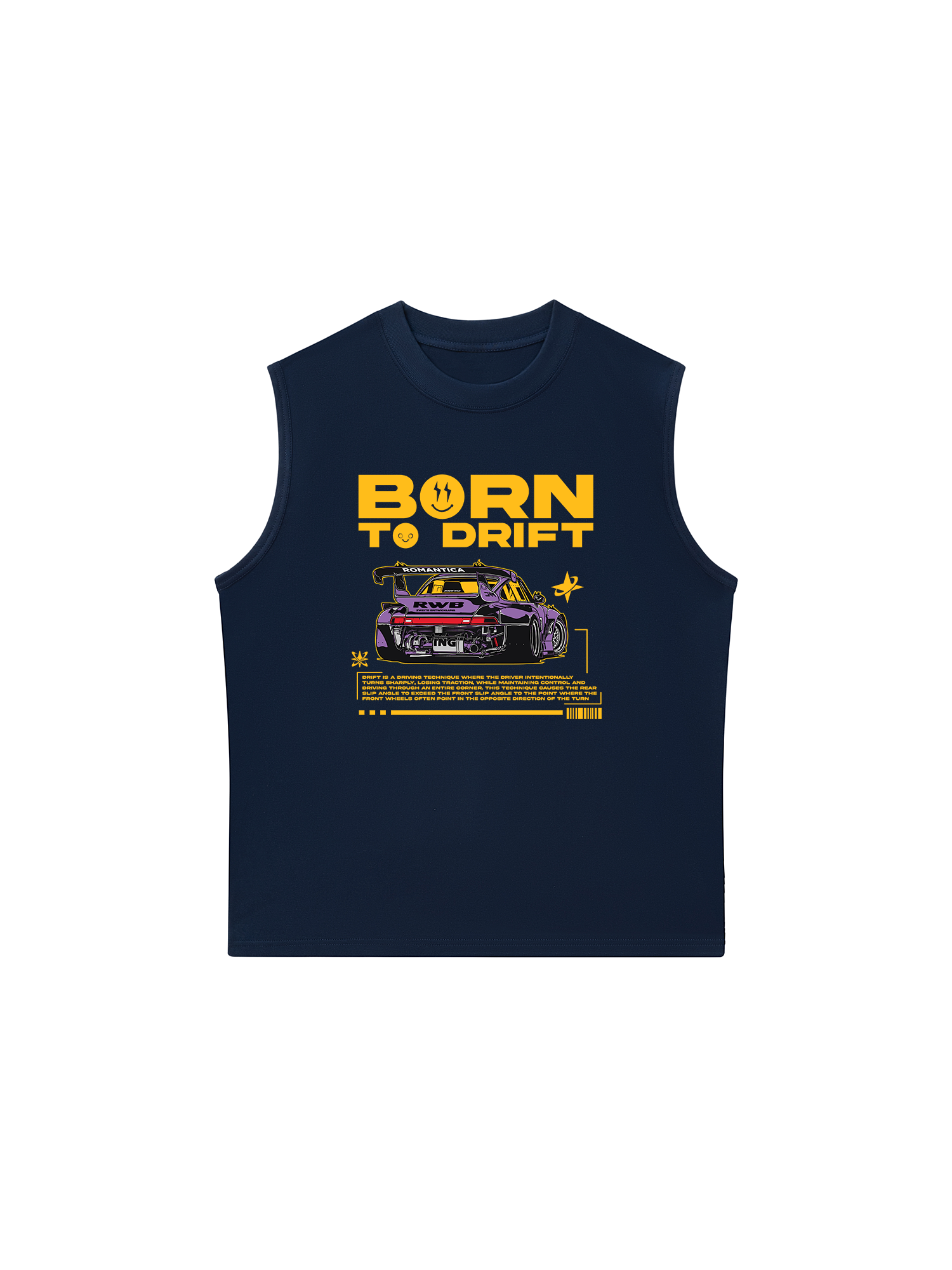 Áo Ba Lỗ Relaxed Fit Porsche Born To Drift