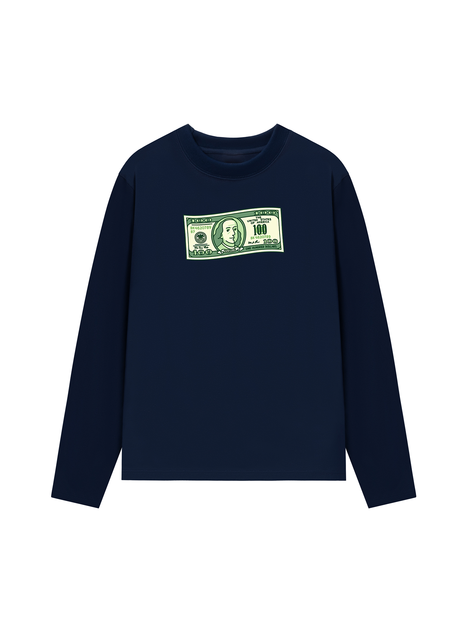 Áo Thun Dài Tay Money Cash Rules Everything