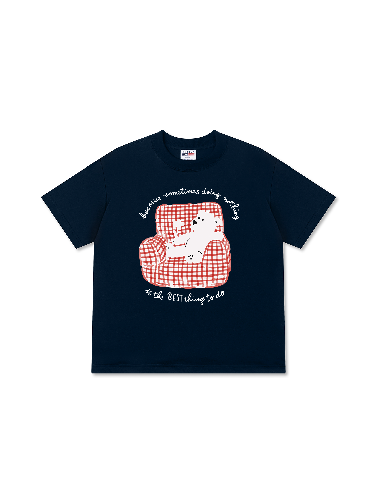 Áo Thun Relaxed Fit Chill Bear At Home