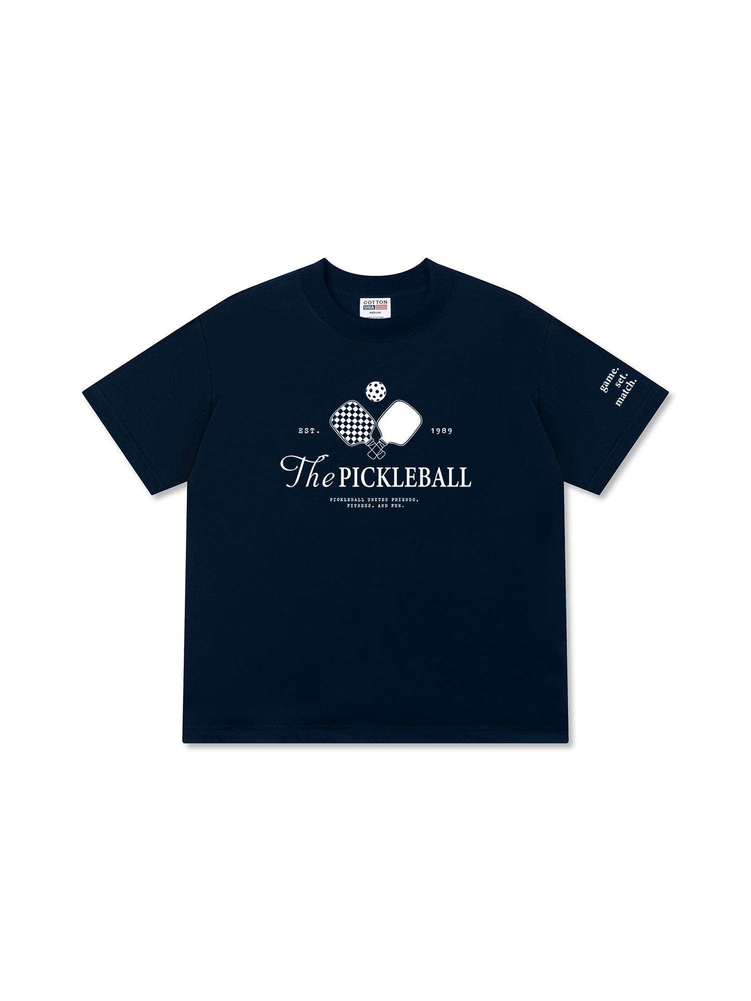 Áo Thun Relaxed Fit Pickleball Unites Friends