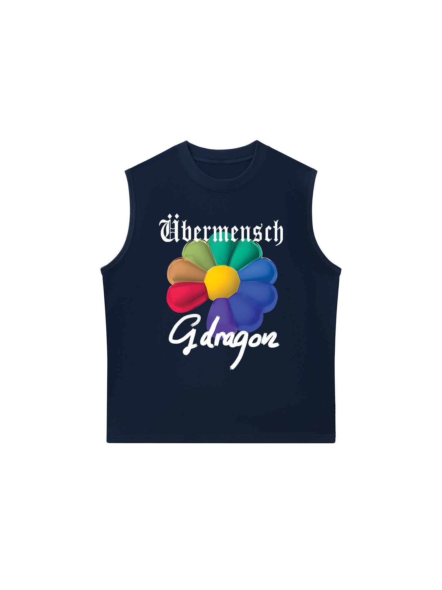 Áo Ba Lỗ Relaxed Fit Floral Rainbow GD