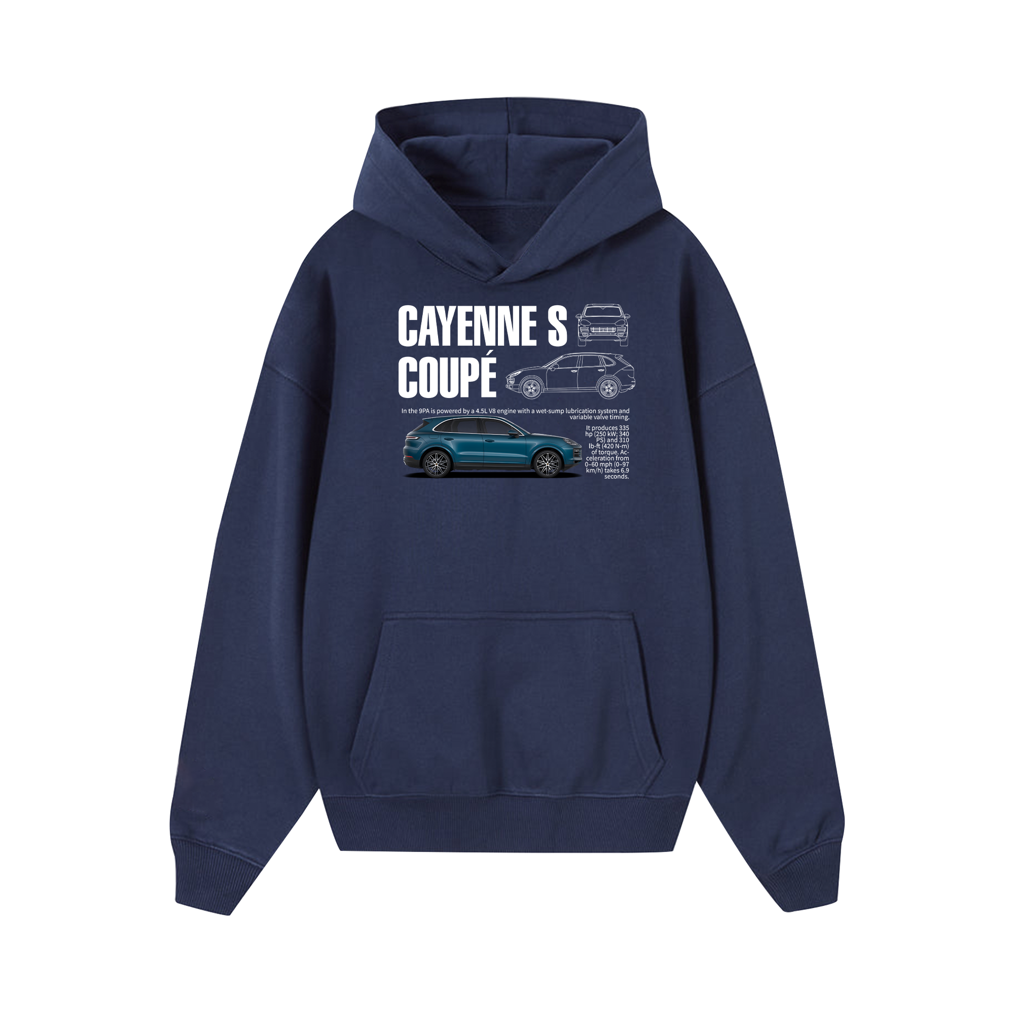 Porsche Cayenne S Coupe Classic Hoodie