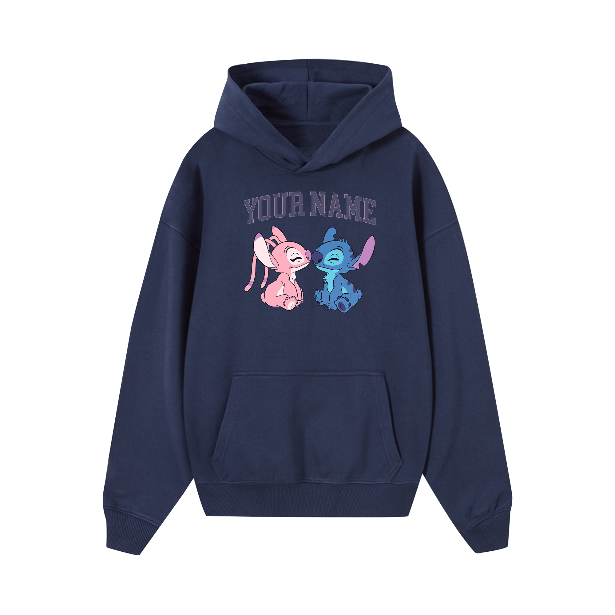 Custom Couple Stitch x Angel Hoodie