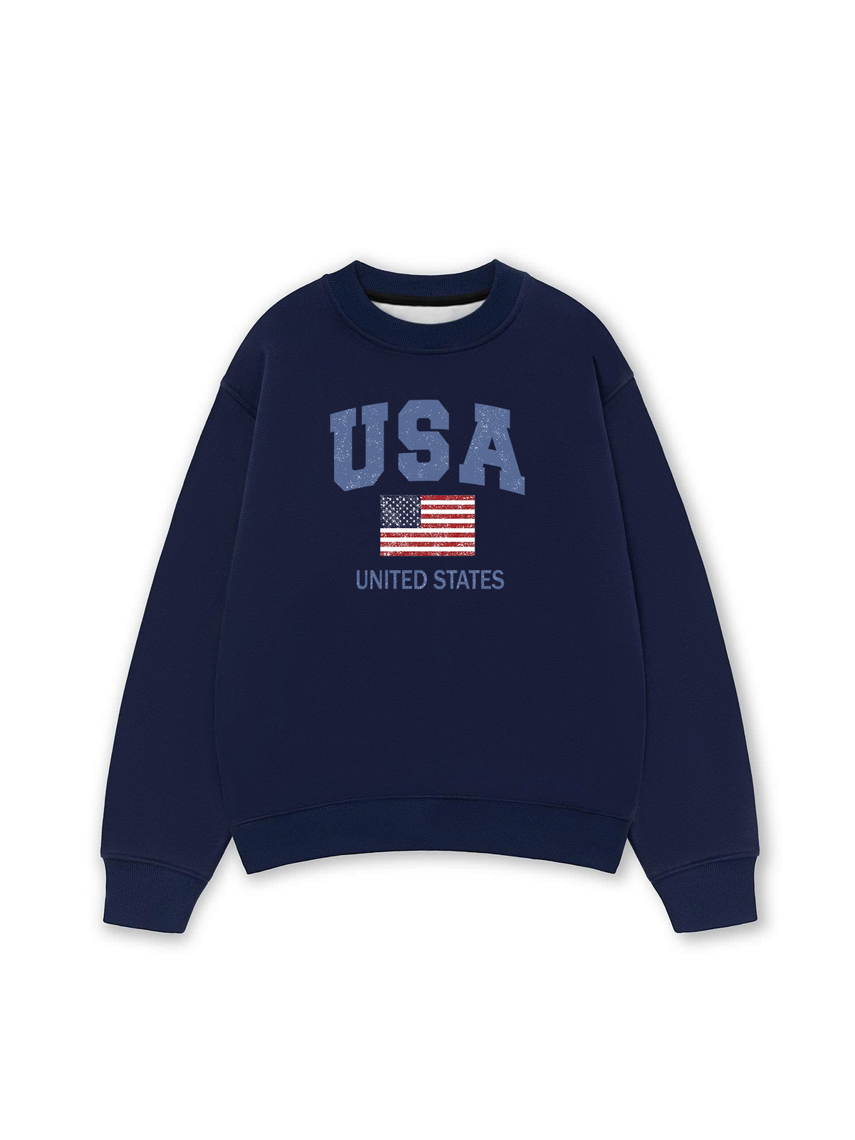 Áo Sweater Nỉ Hai Da  USA Vintage United State