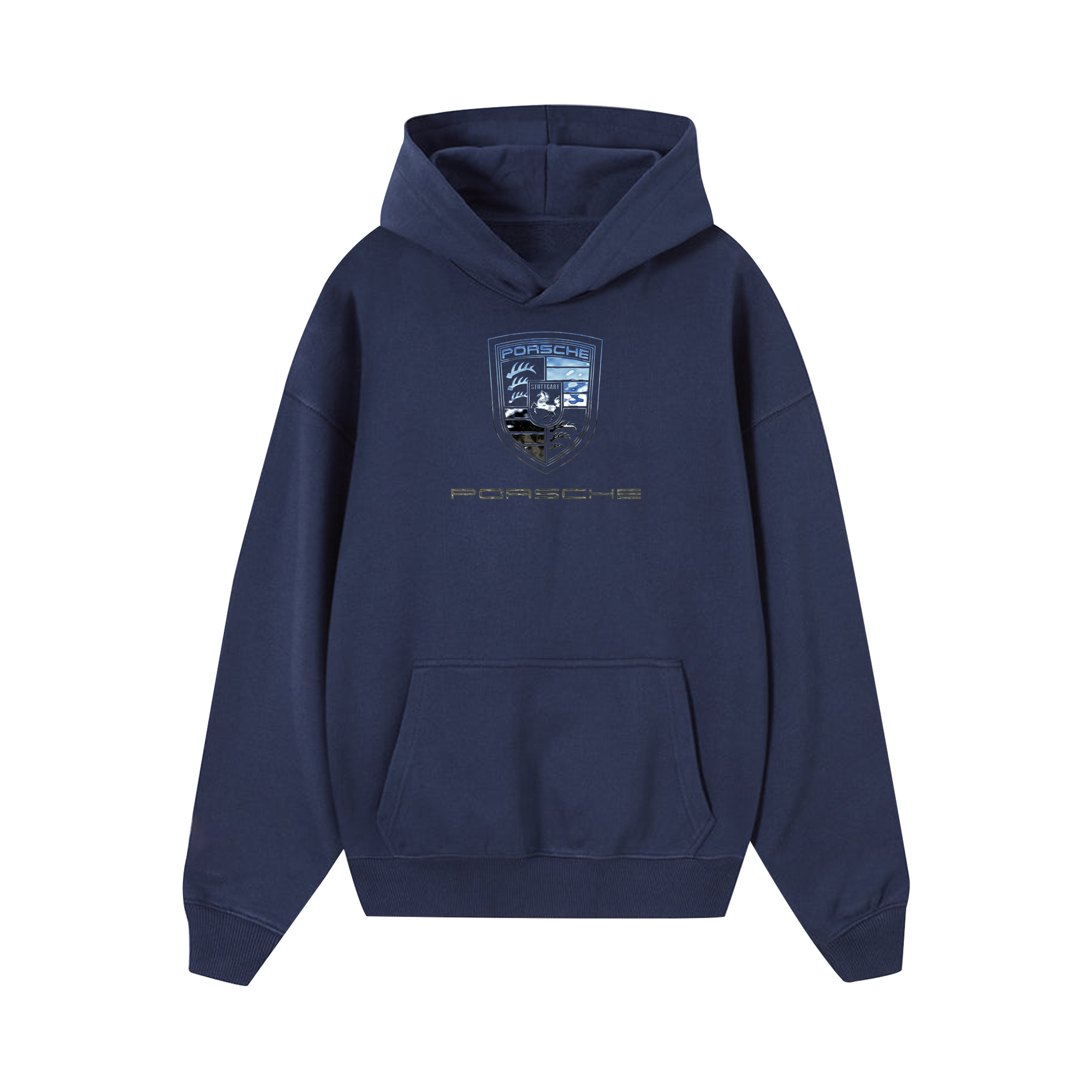 Porsche Metal Material Hoodie