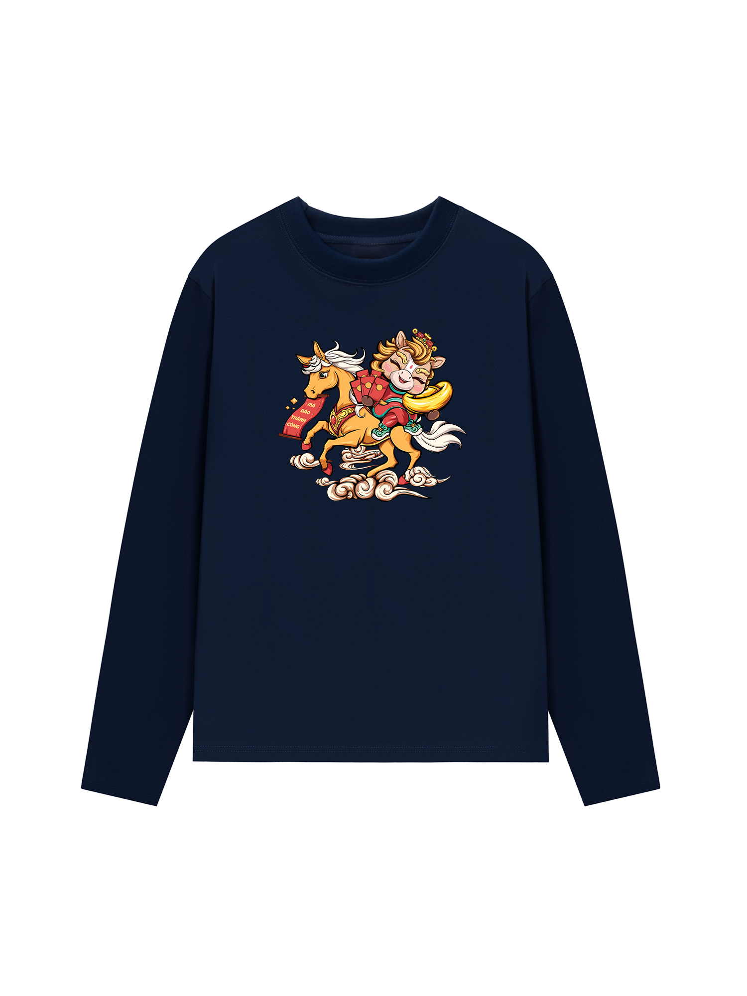 Áo Thun Dài Tay Mã Đáo Thành Công