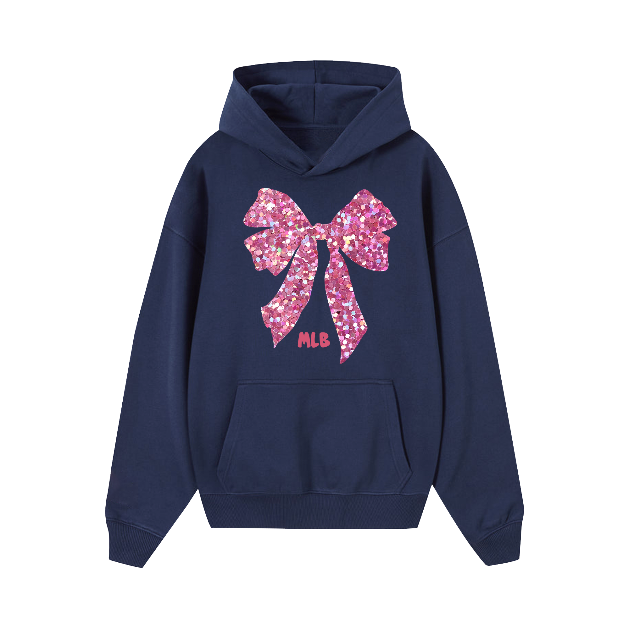 MLB Floral Gliiter Ribbon Hoodie