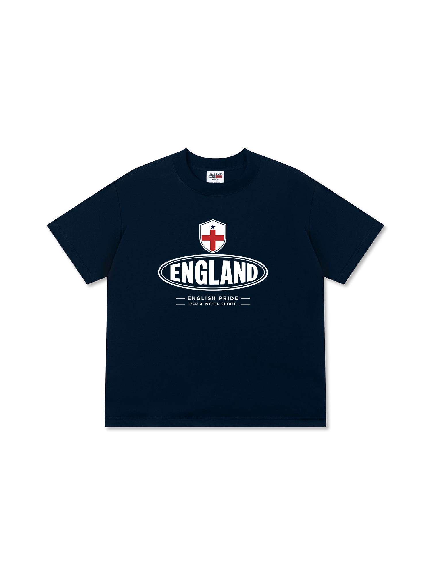Áo Thun Relaxed Fit Soccer England Red White Spirit