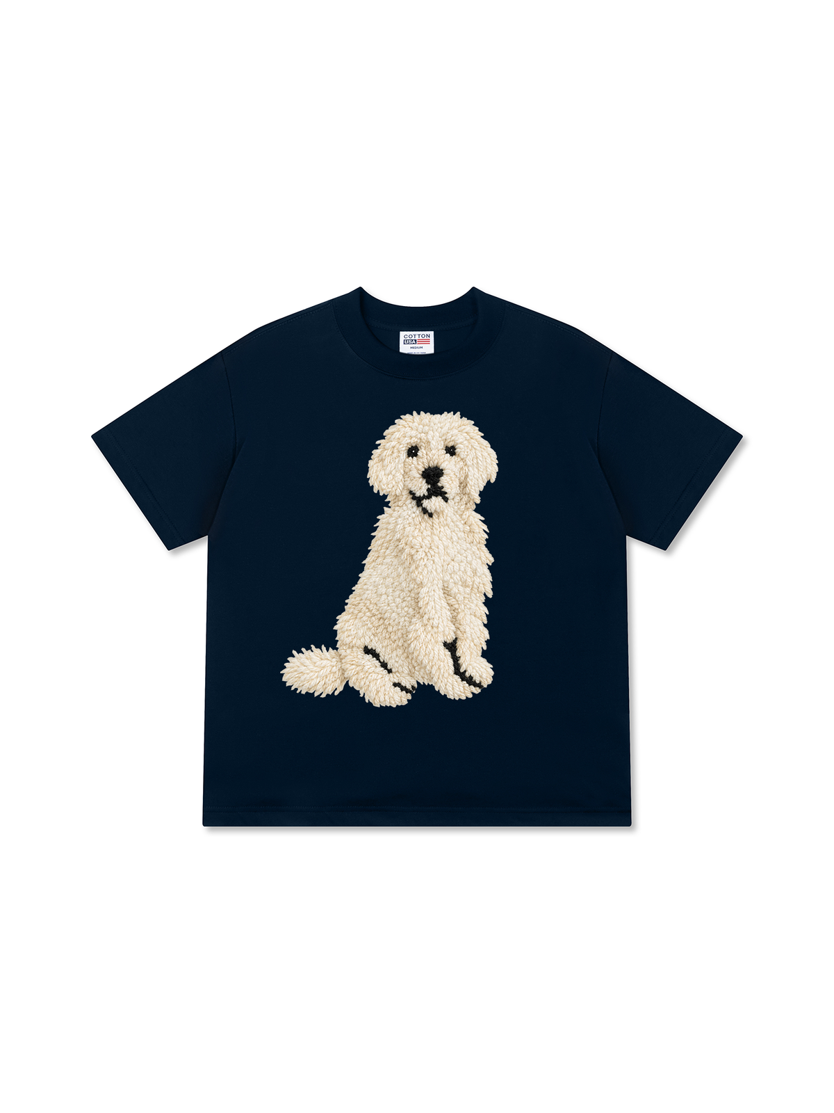 Áo Thun Relaxed Fit White Puppy
