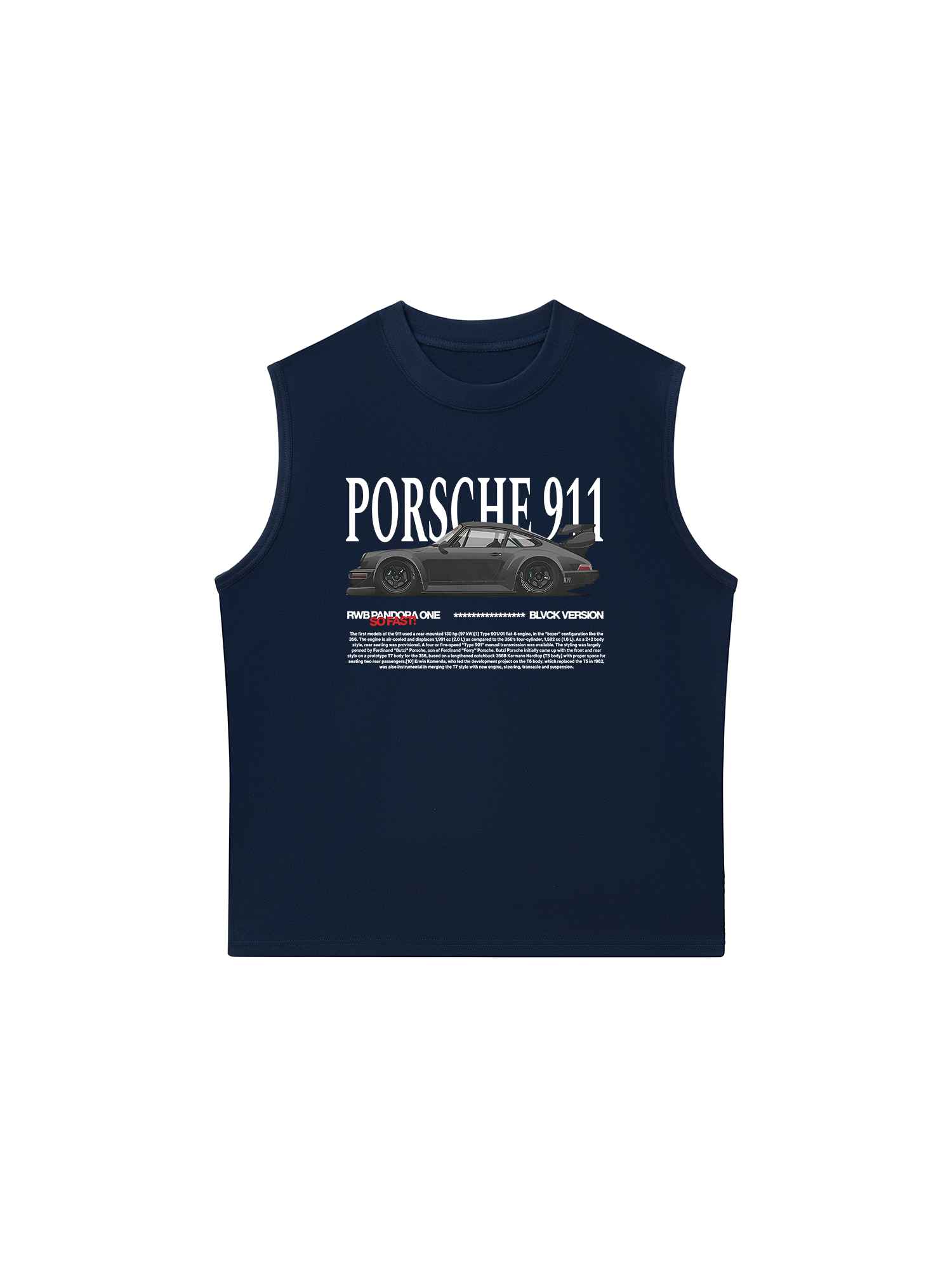 Áo Ba Lỗ Relaxed Fit Porsche RWB Pandora One