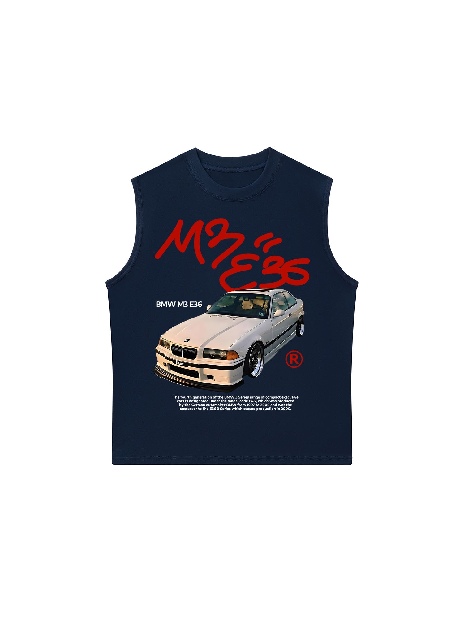 Áo Ba Lỗ Relaxed Fit  BMW M3E36 Street Style