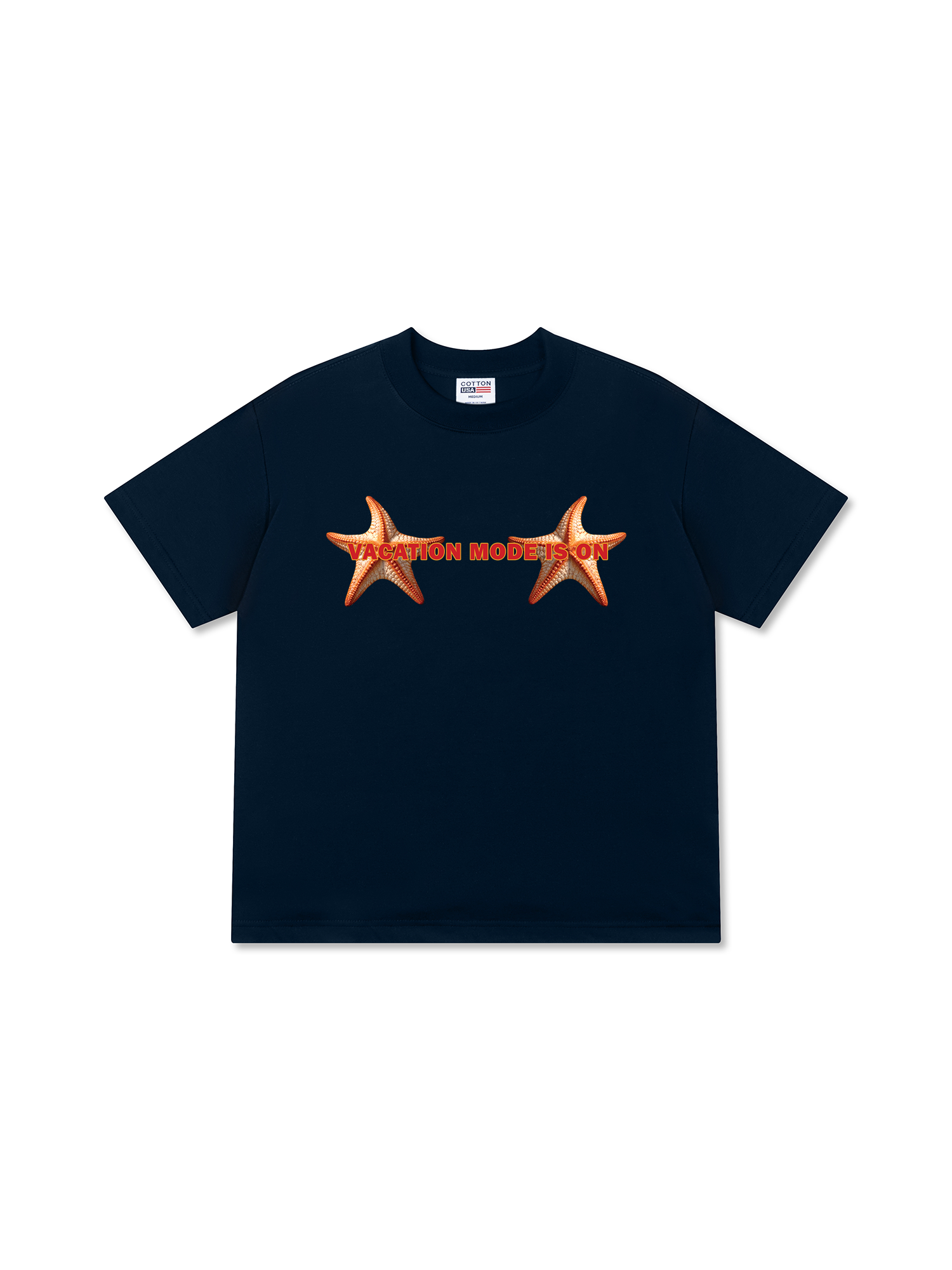 Áo Thun Relaxed Fit Tropical Starfish Vacation Mode Is On