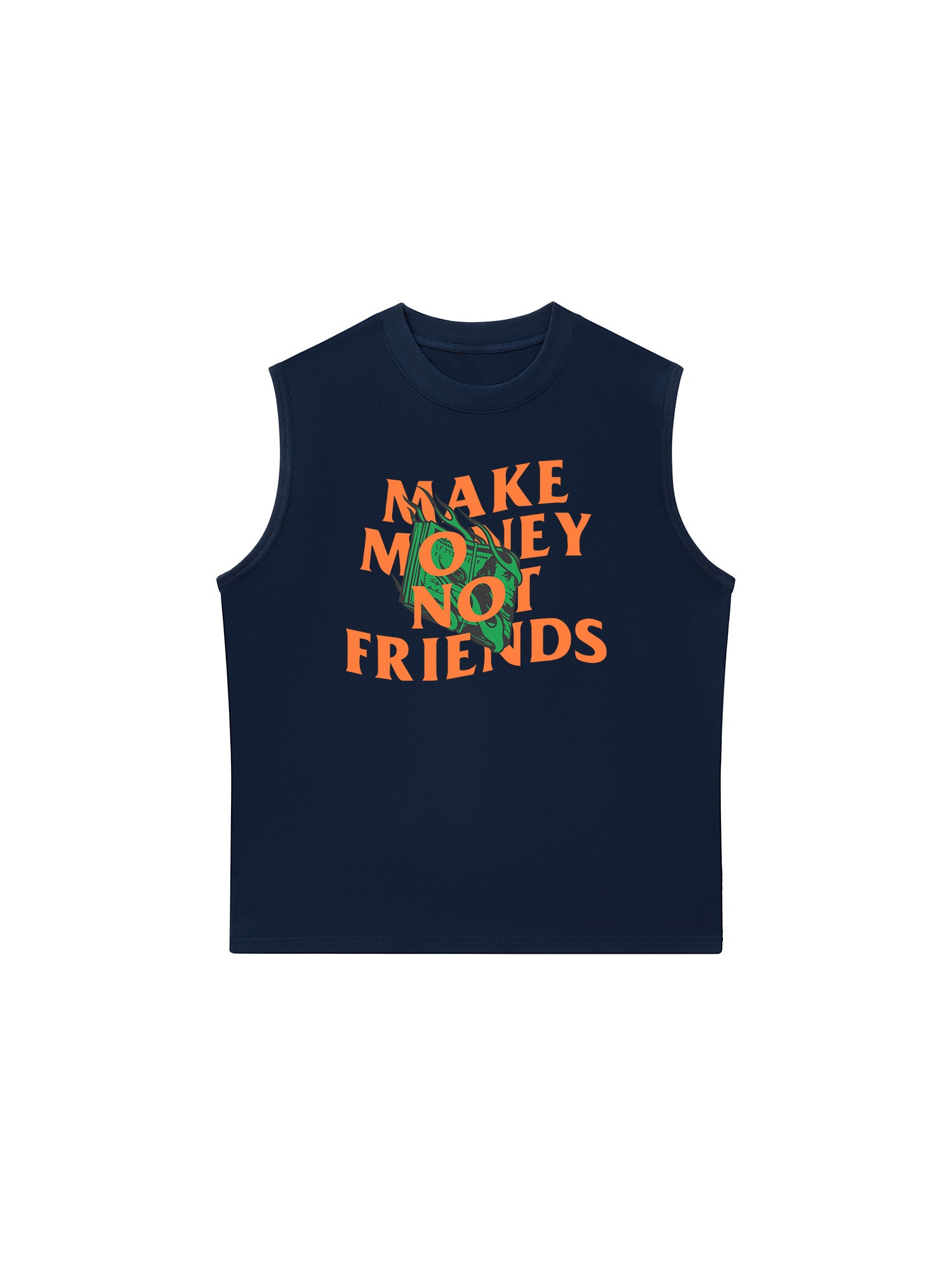 Áo Ba Lỗ Relaxed Fit Money Make Money Not Friends