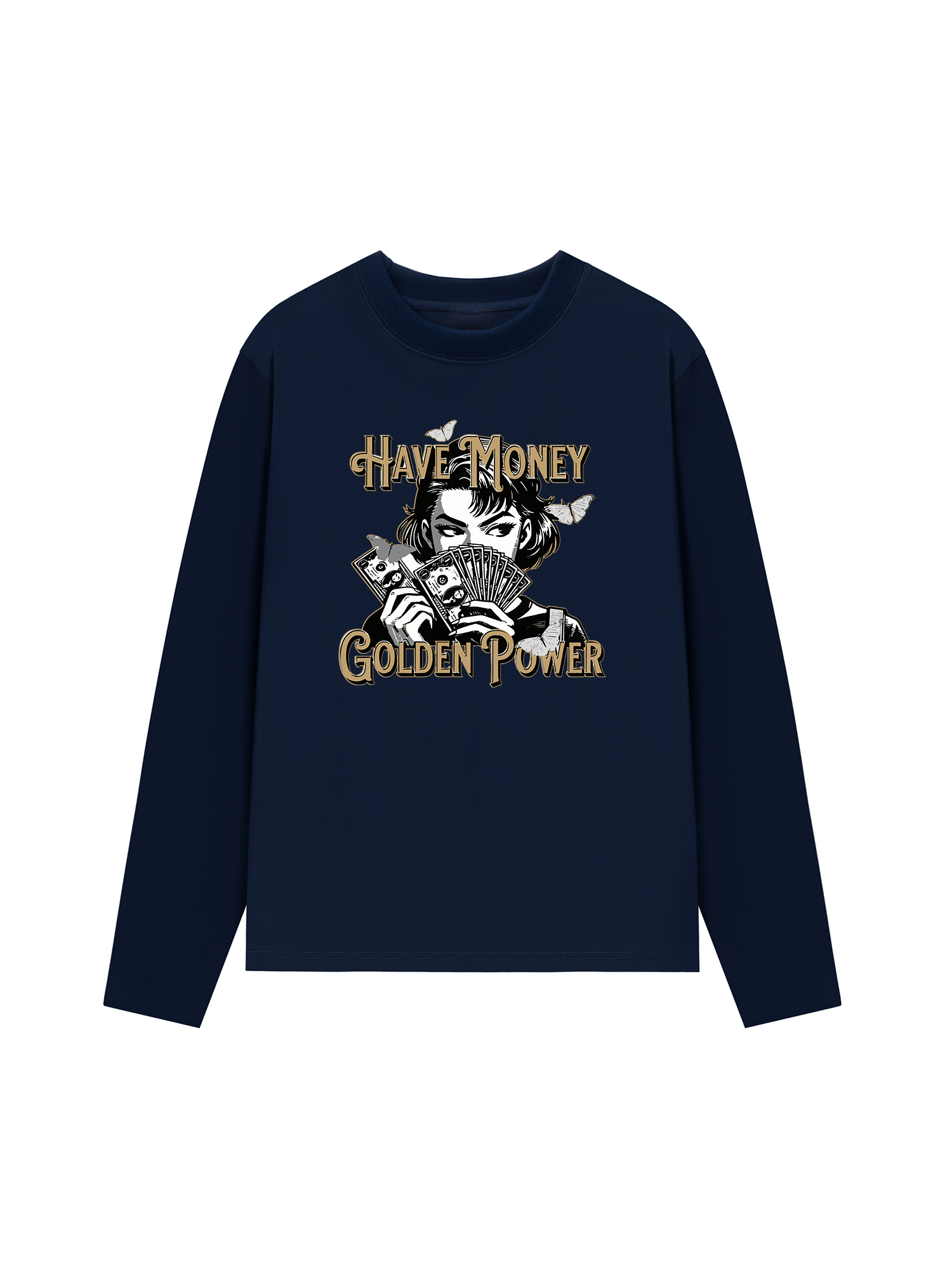 Áo Thun Dài Tay Money Golden Power