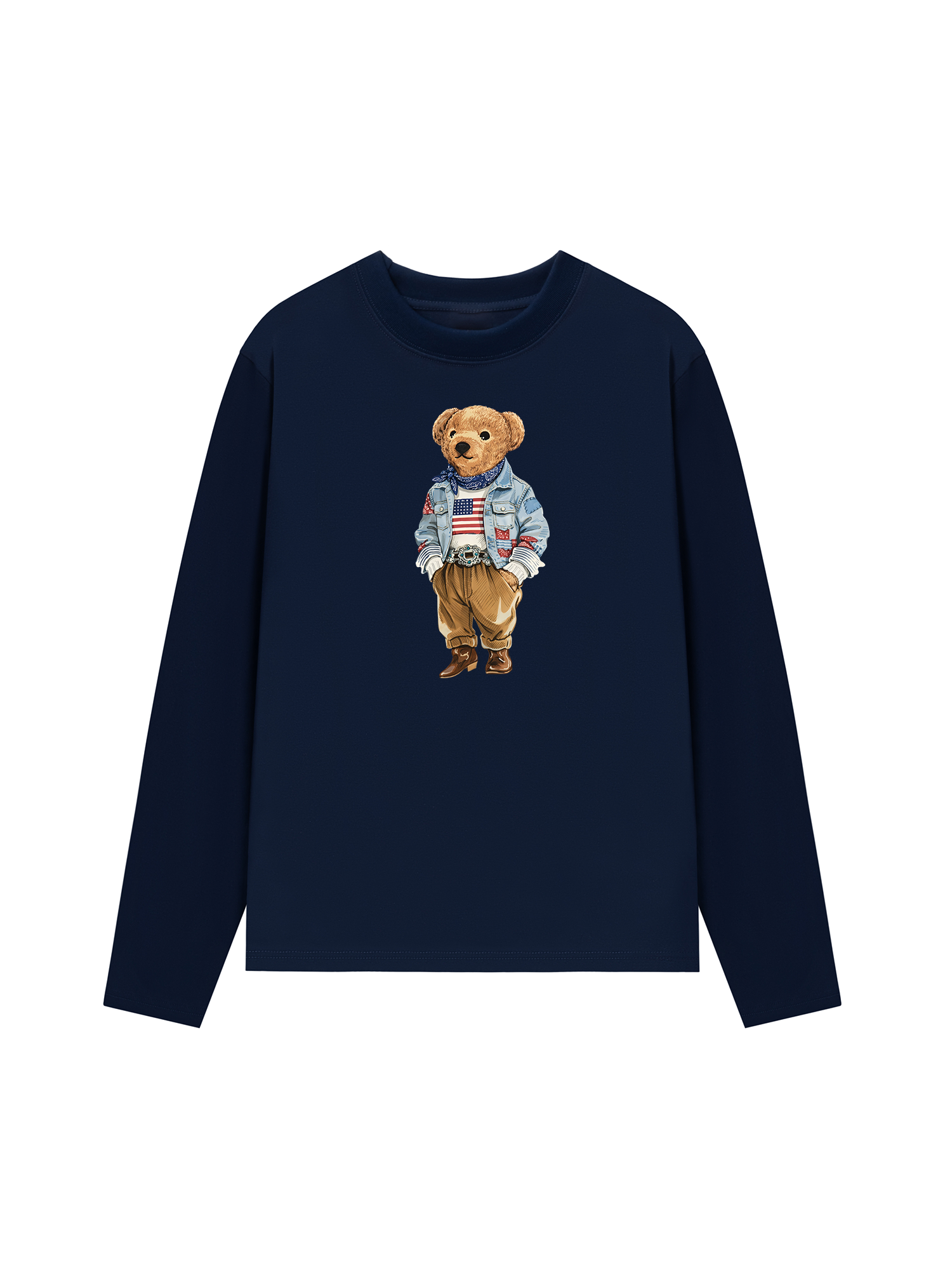 Áo Thun Dài Tay Cowboy Bear