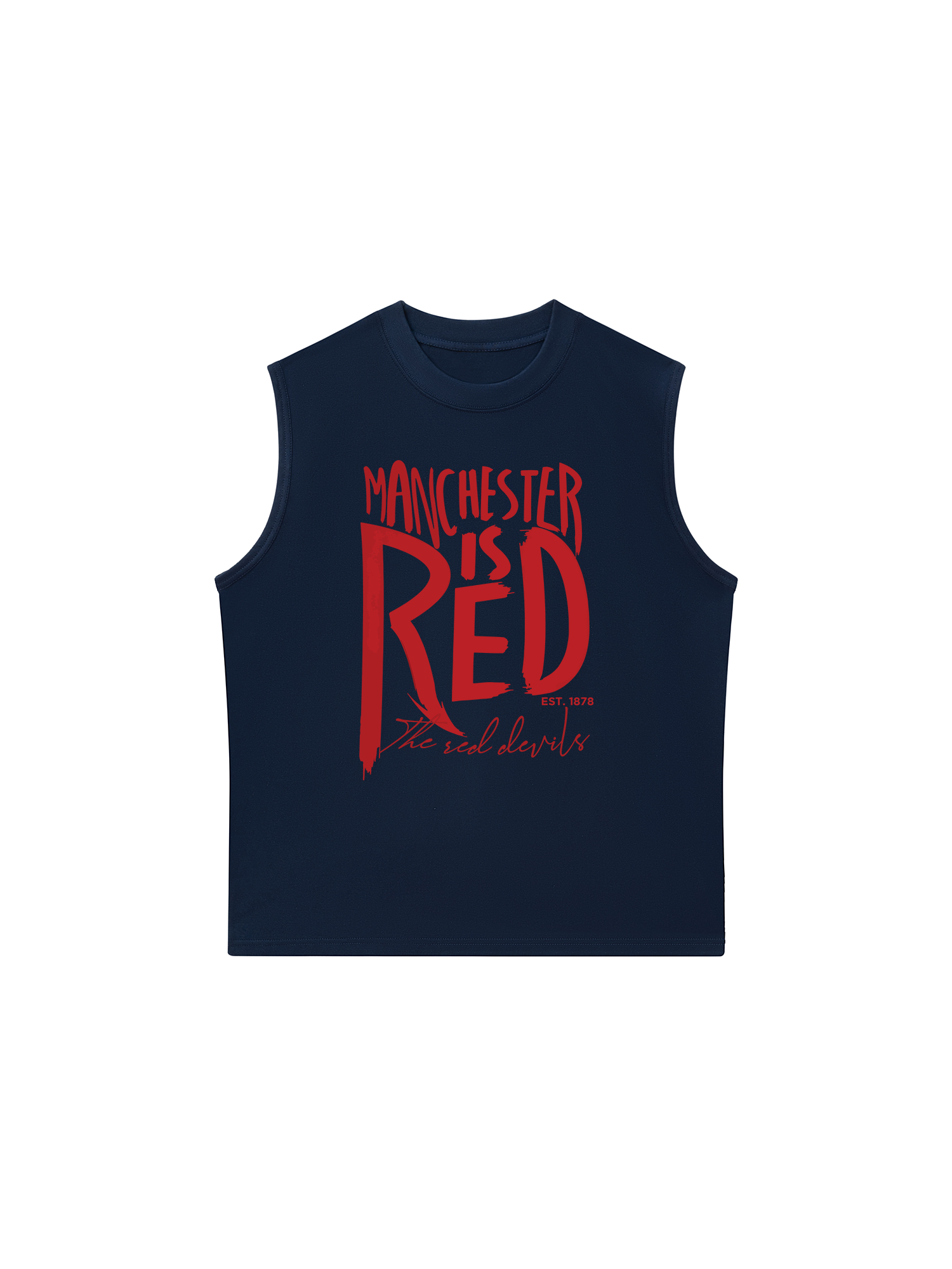 Áo Ba Lỗ Relaxed Fit Manchester is Red