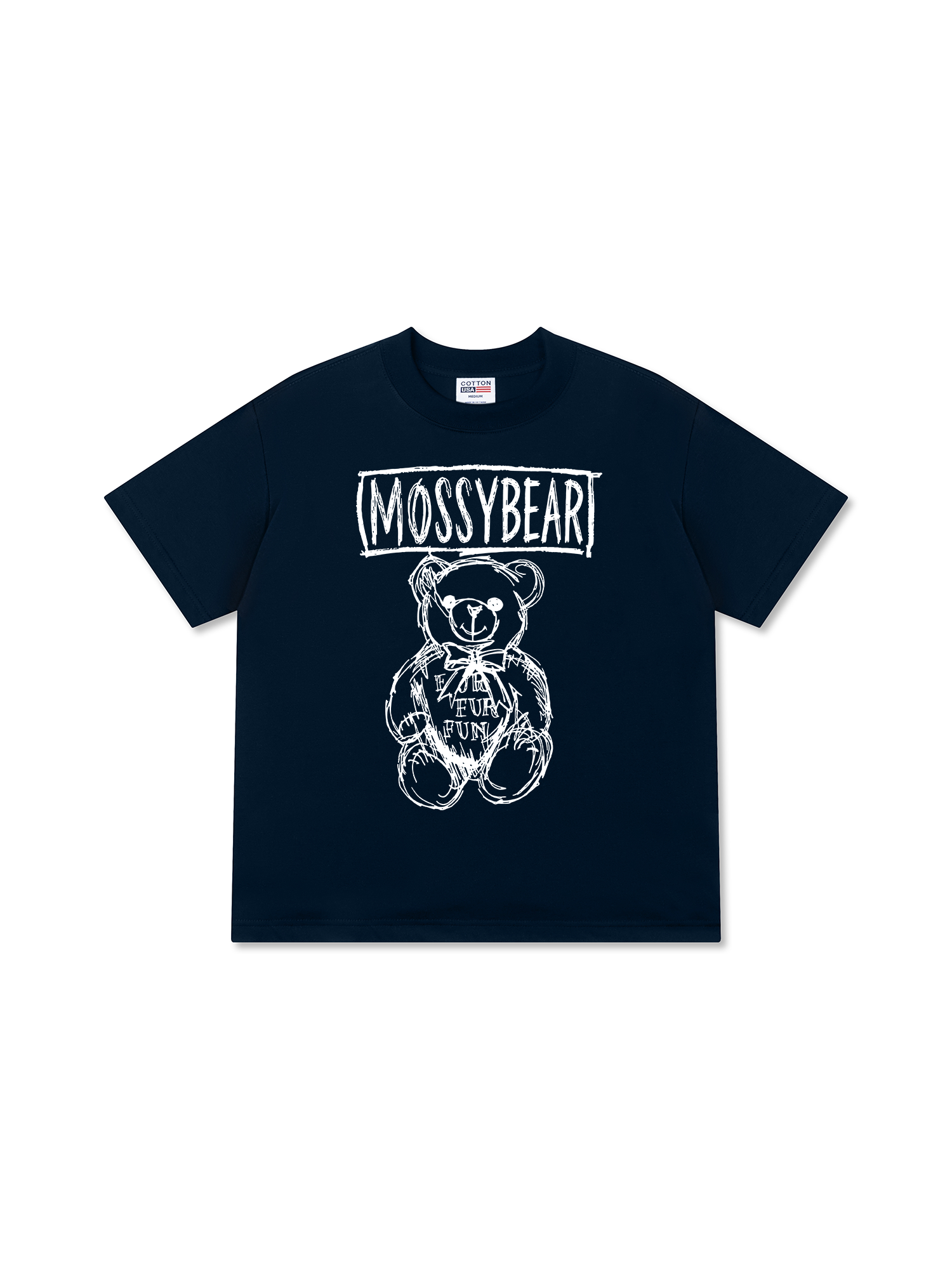 Áo Thun Relaxed Fit Mossy Bear Basic Bear