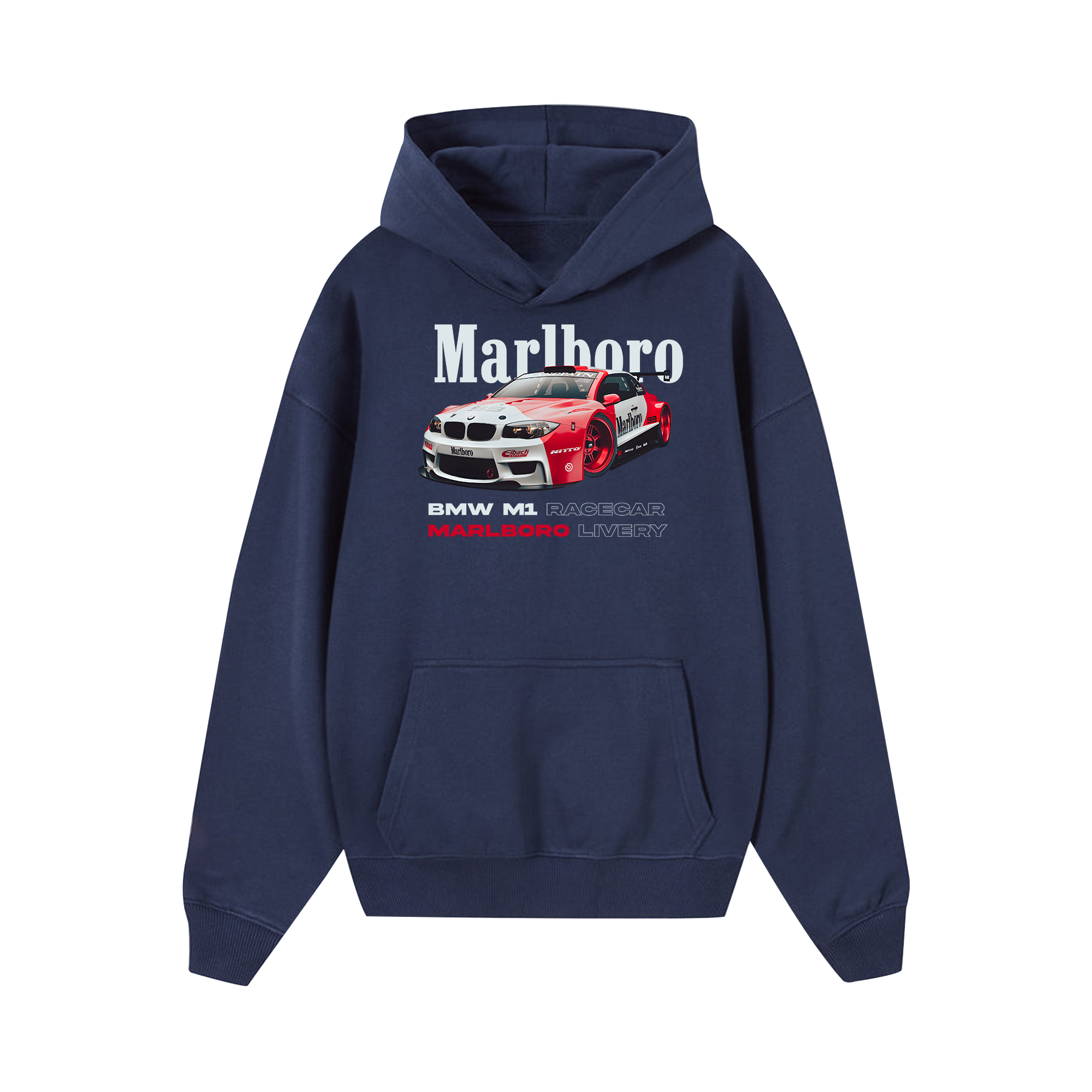 Marlboro BMW M1 Race Car Hoodie