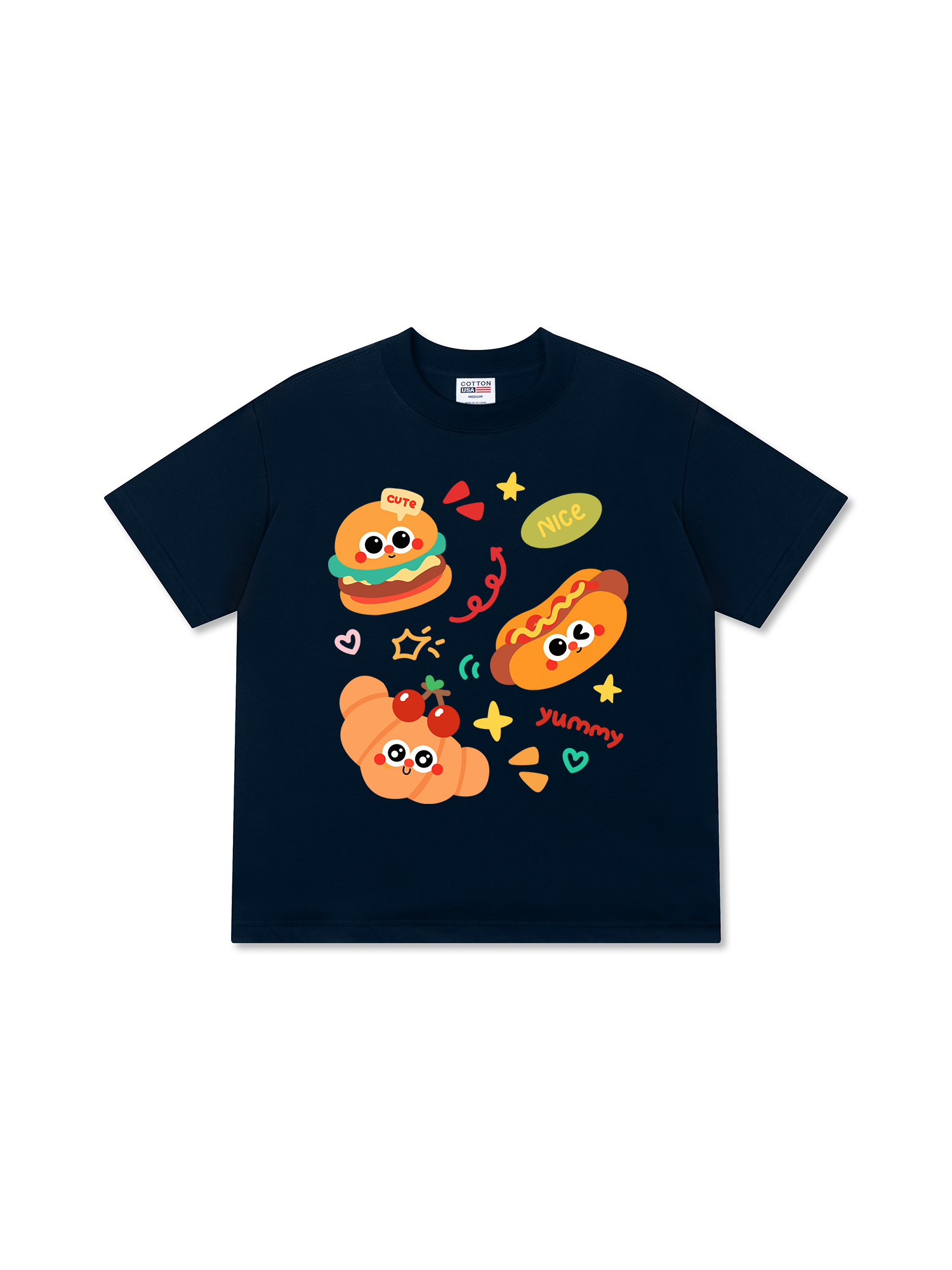 Áo Thun Relaxed Fit Yummy Mood Triple Cute
