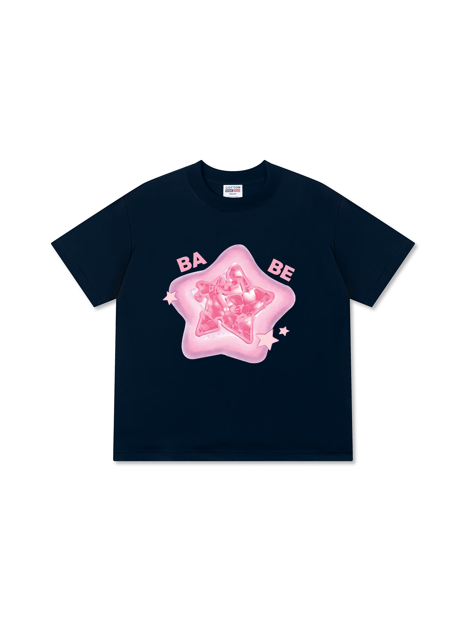 Áo Thun Relaxed Fit Bling Star Babe
