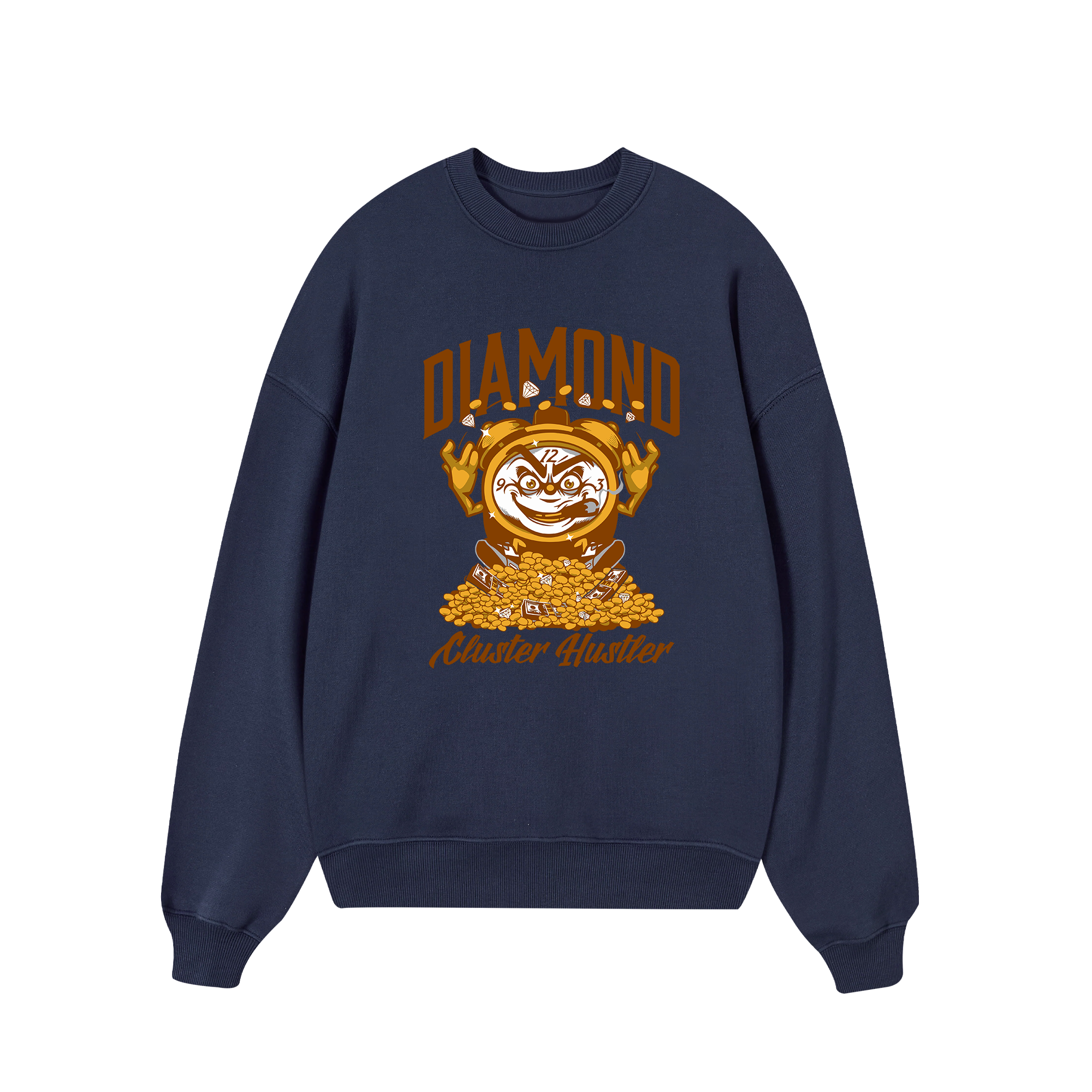 Money Diamond Cluster Hustler Sweater