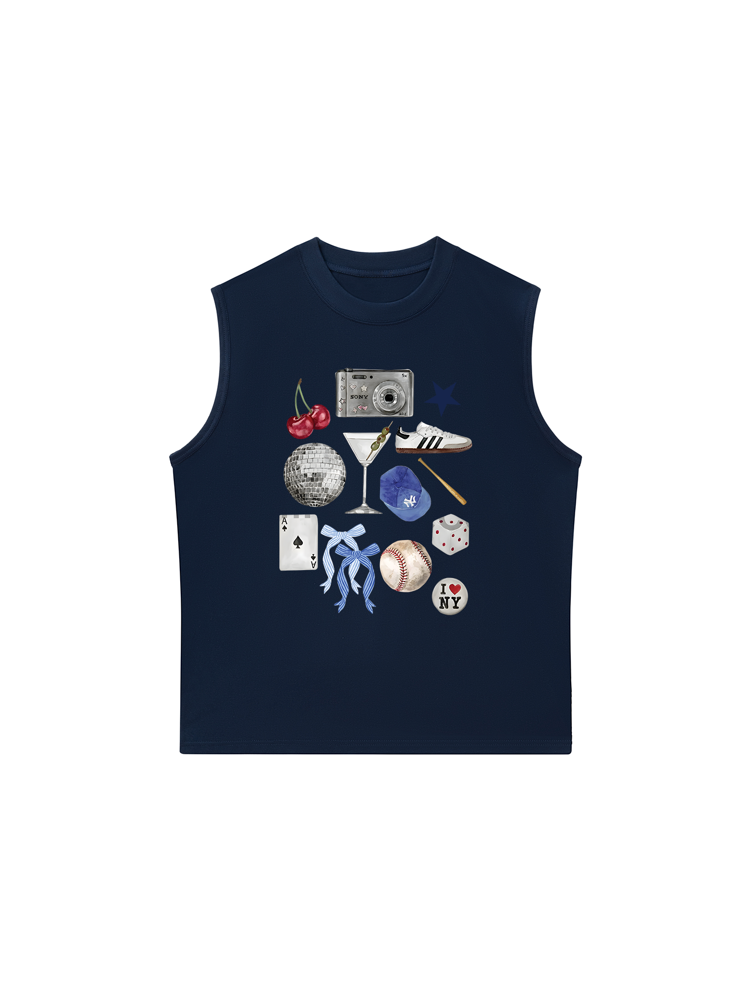 Áo Ba Lỗ Relaxed Fit Baseball Cute Things