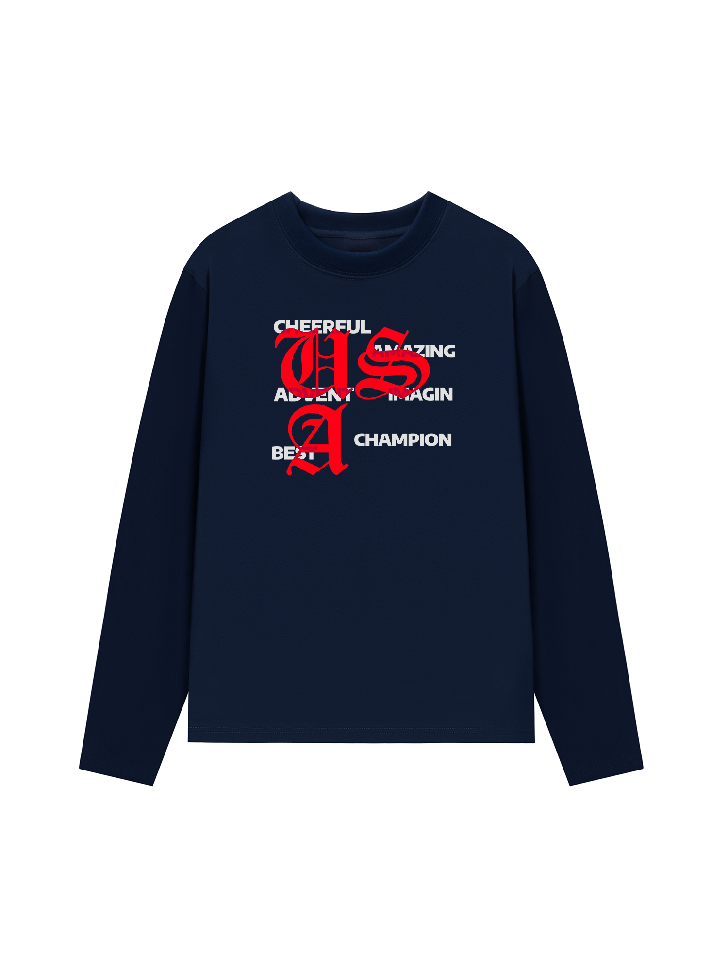 Áo Thun Dài Tay USA Classic Positive