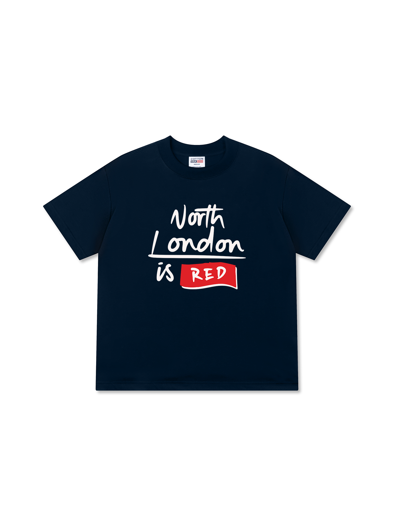 Áo Thun Relaxed Fit Soccer North London Is Red